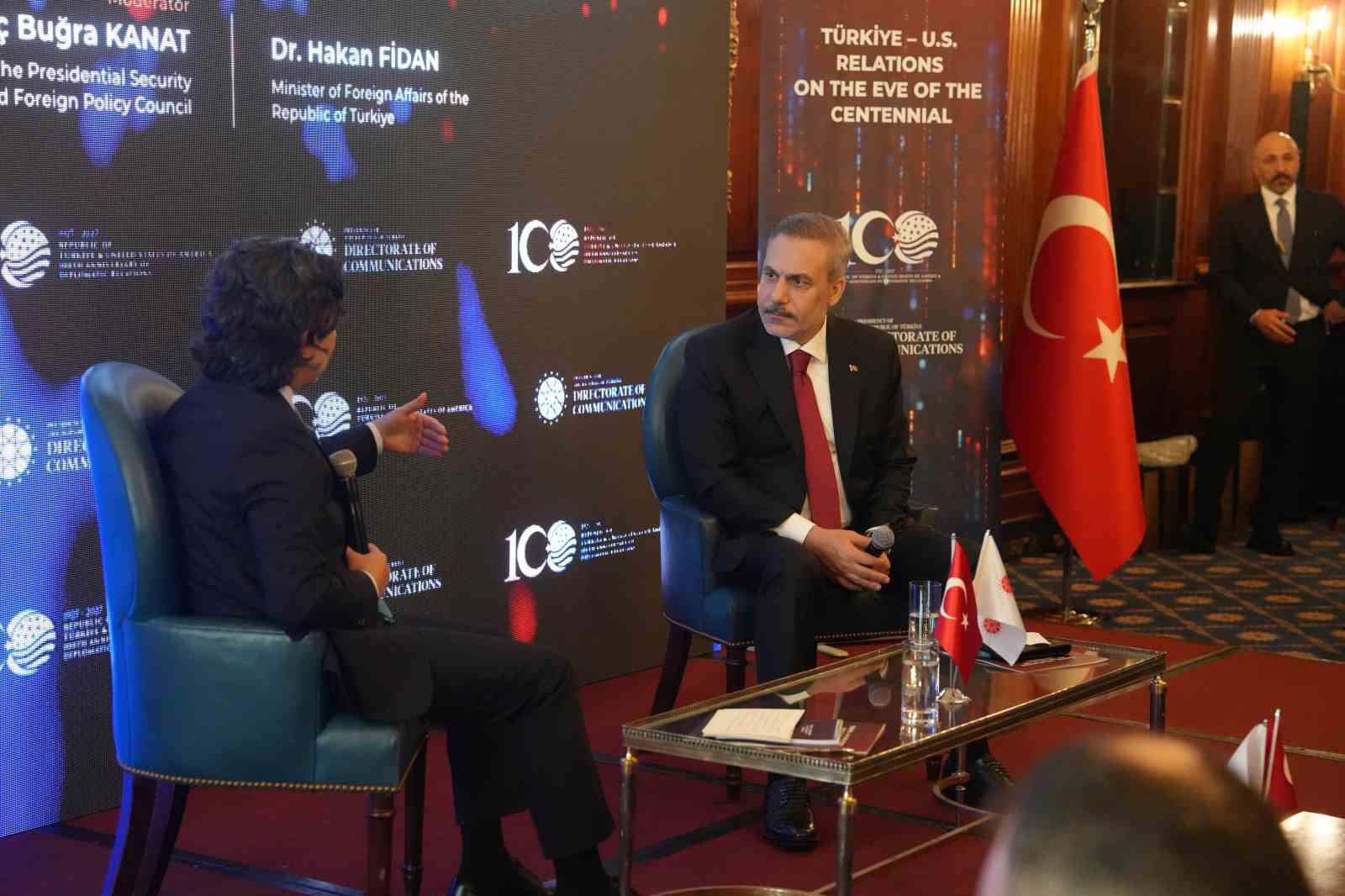 Dışişleri Bakanı Fidan: "Türkiye ve ABD, krizlere birlikte yanıt verebilmek için deneyime, kapasiteye, diplomatik erişime ve en önemlisi siyasi iradeye sahip"