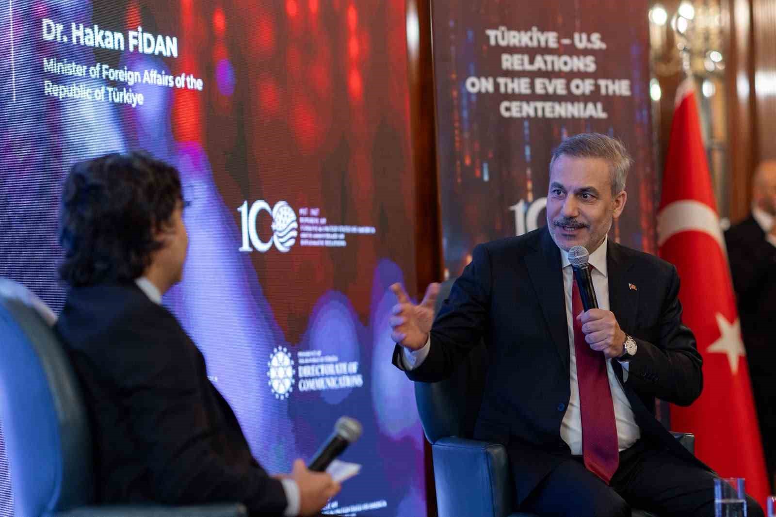 Dışişleri Bakanı Fidan: "Türkiye ve ABD, krizlere birlikte yanıt verebilmek için deneyime, kapasiteye, diplomatik erişime ve en önemlisi siyasi iradeye sahip"