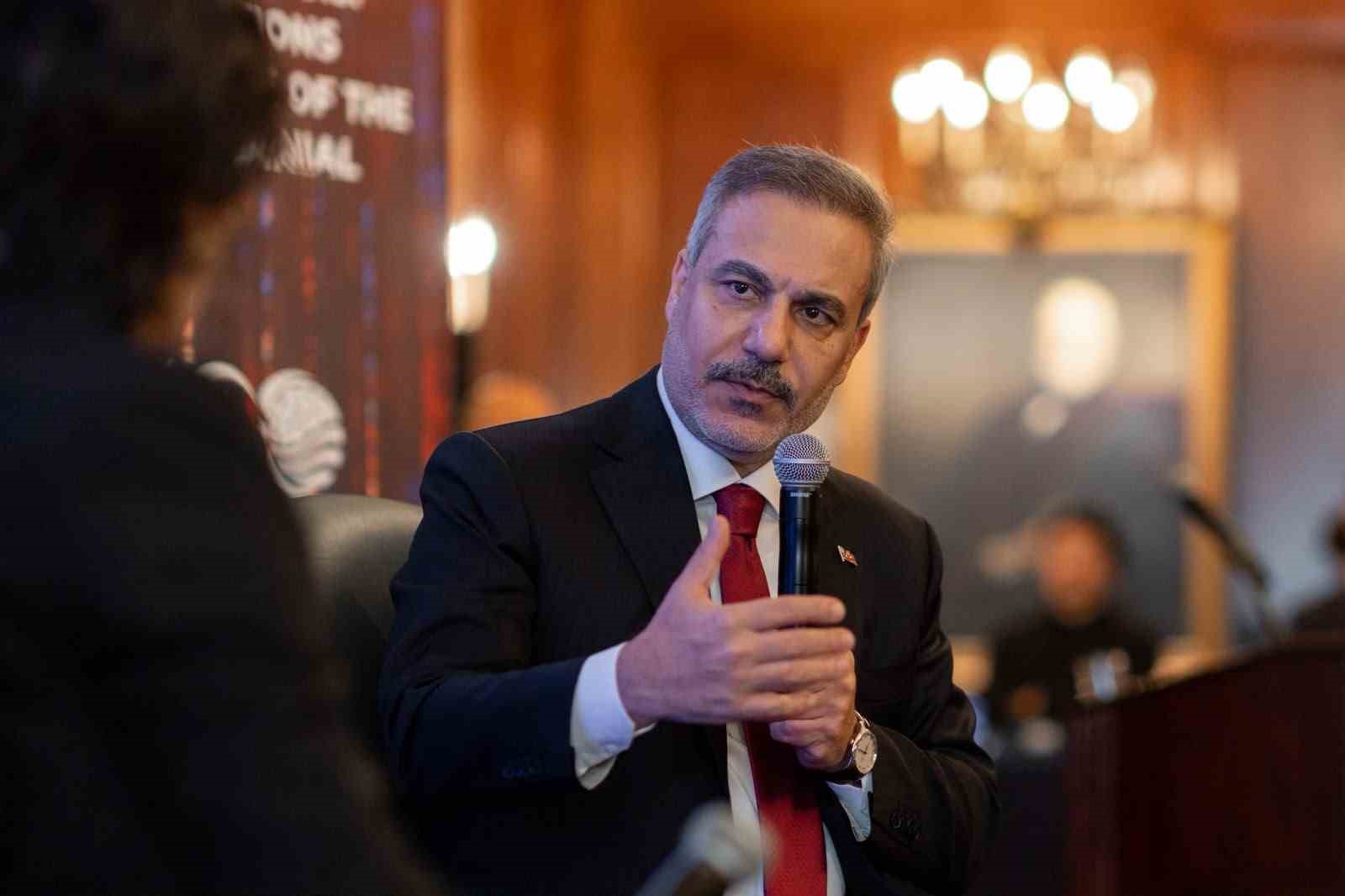 Dışişleri Bakanı Fidan: "Türkiye ve ABD, krizlere birlikte yanıt verebilmek için deneyime, kapasiteye, diplomatik erişime ve en önemlisi siyasi iradeye sahip"