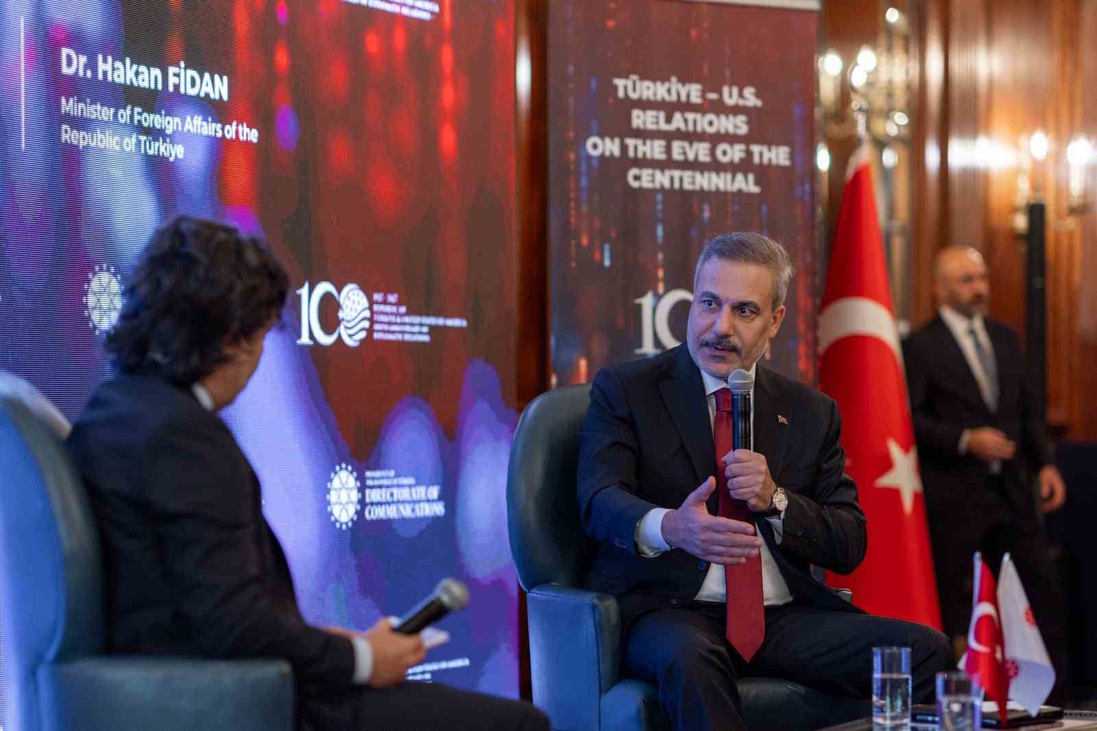 Dışişleri Bakanı Fidan: "Türkiye ve ABD, krizlere birlikte yanıt verebilmek için deneyime, kapasiteye, diplomatik erişime ve en önemlisi siyasi iradeye sahip"