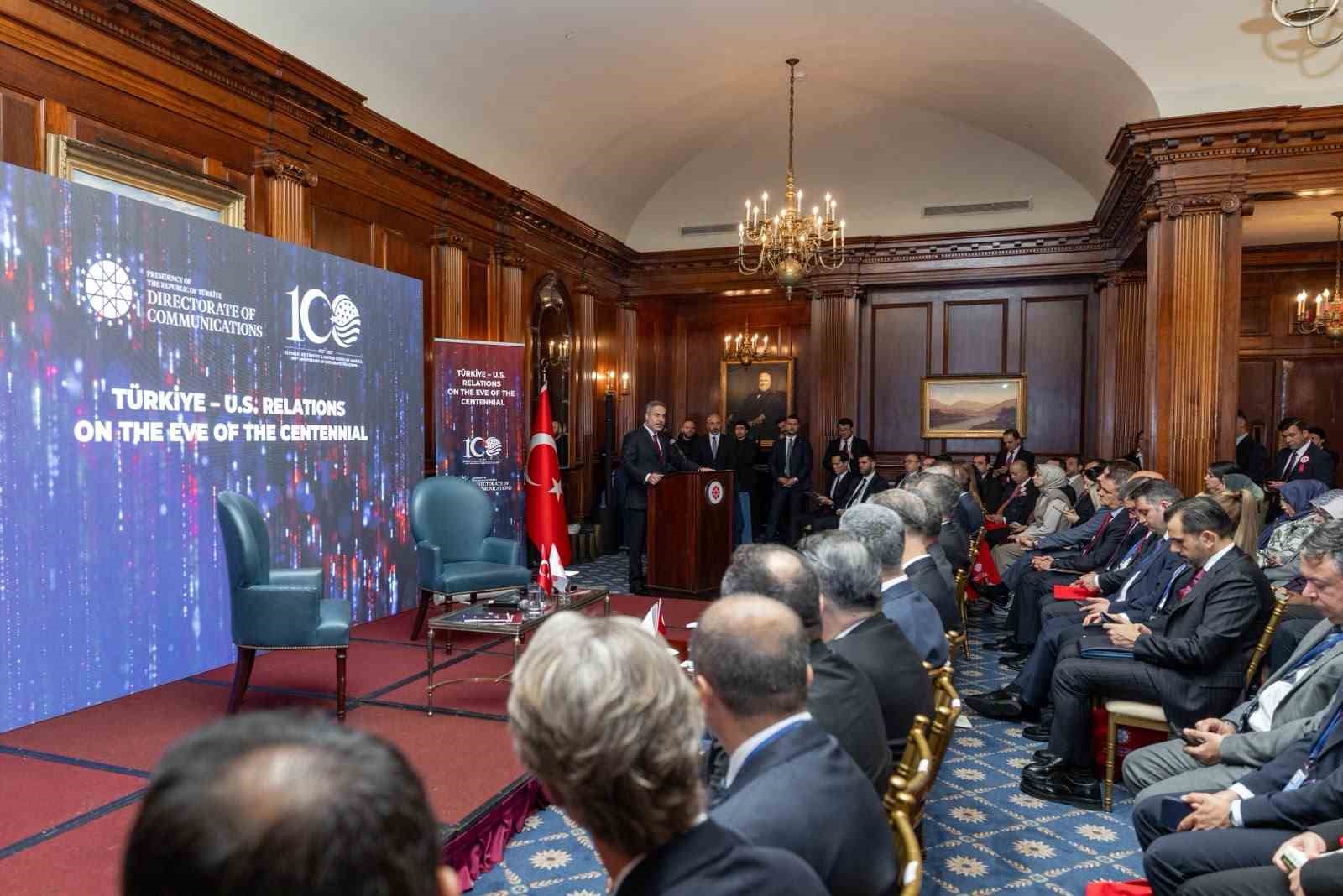 Dışişleri Bakanı Fidan: "Türkiye ve ABD, krizlere birlikte yanıt verebilmek için deneyime, kapasiteye, diplomatik erişime ve en önemlisi siyasi iradeye sahip"