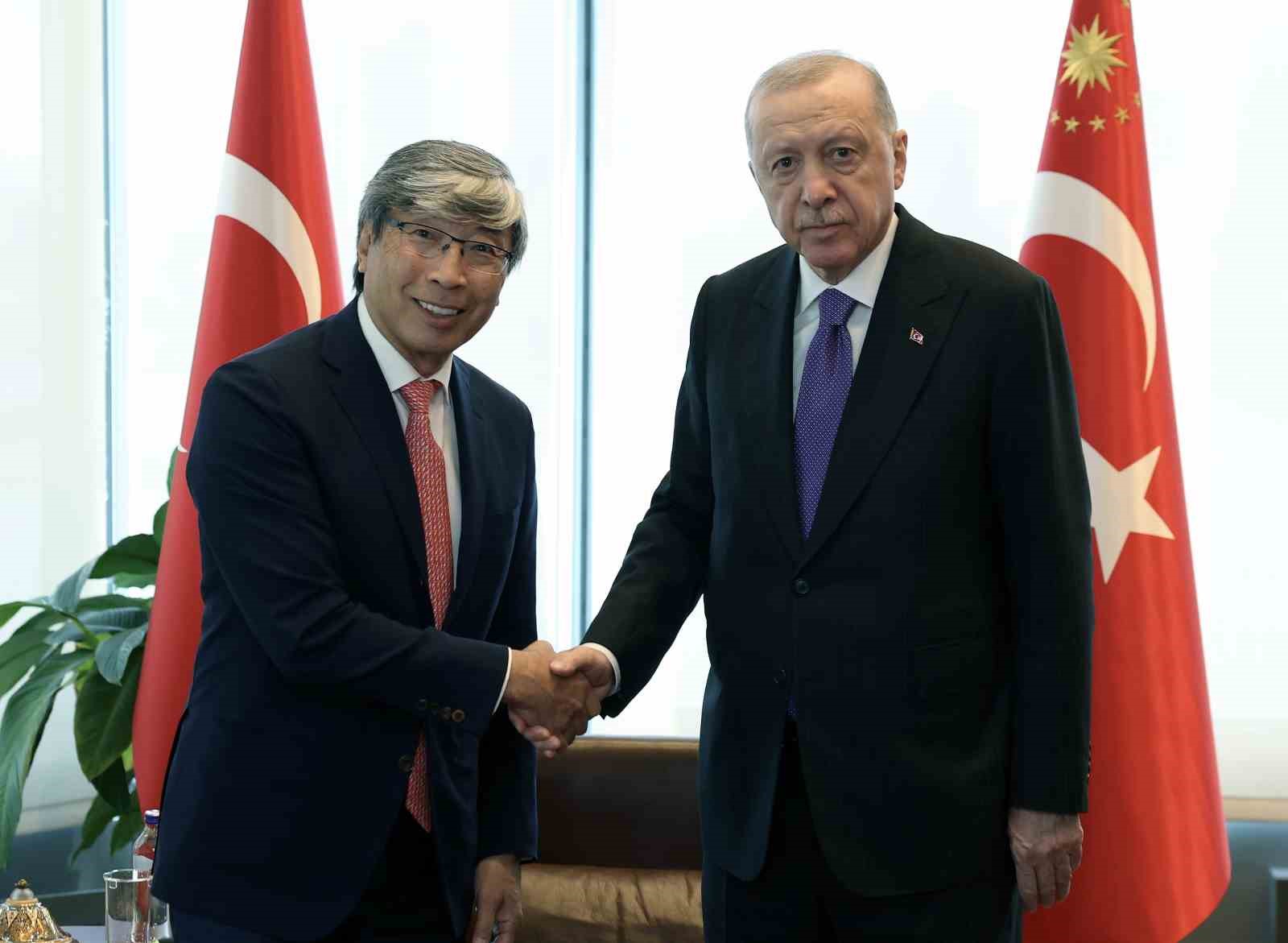Cumhurbaşkanı Erdoğan, Doktor Patrick Soon-Shiong’u kabul etti
