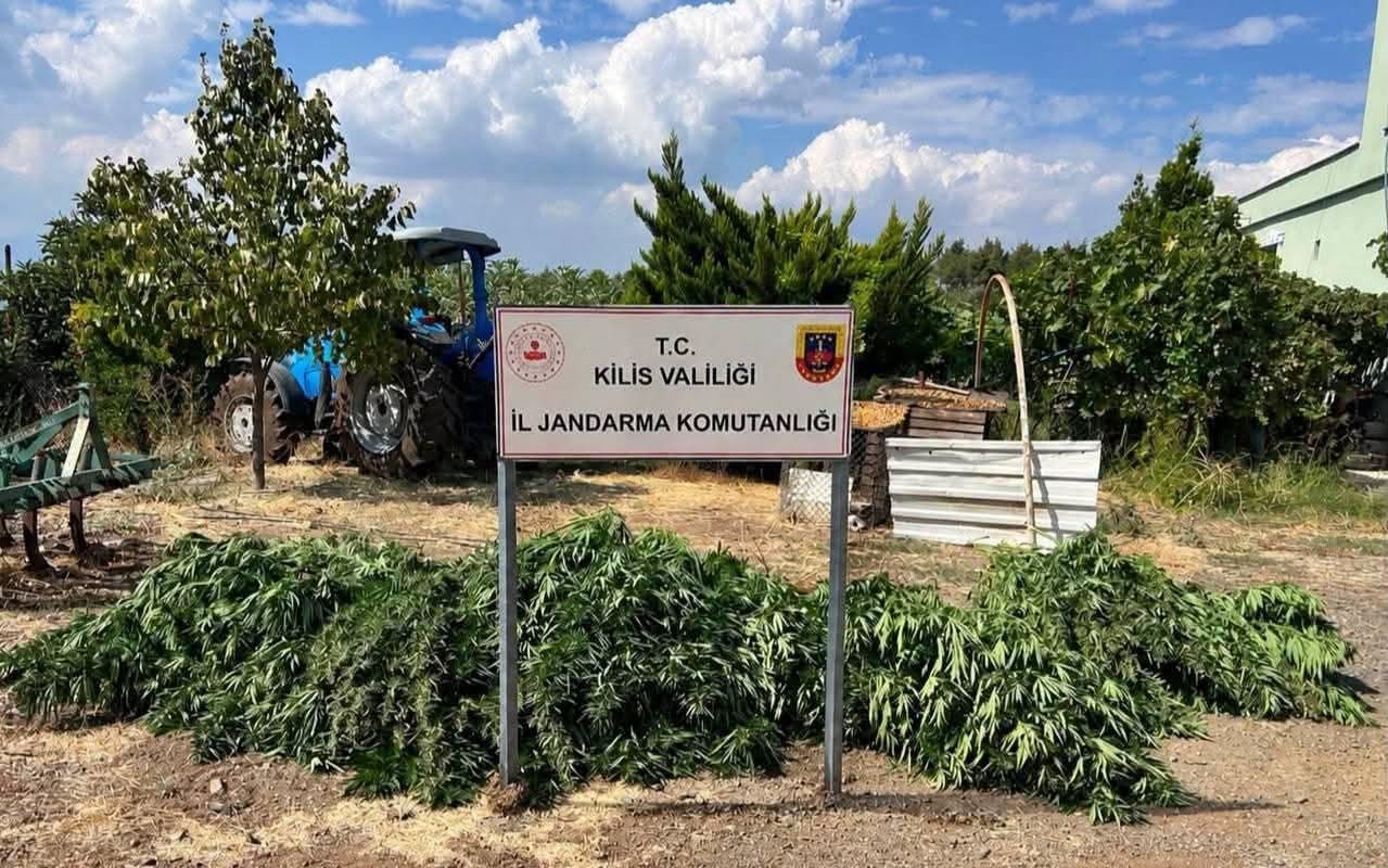 Kilis’te 40 kilo 500 gram kubar esrar ele geçirildi