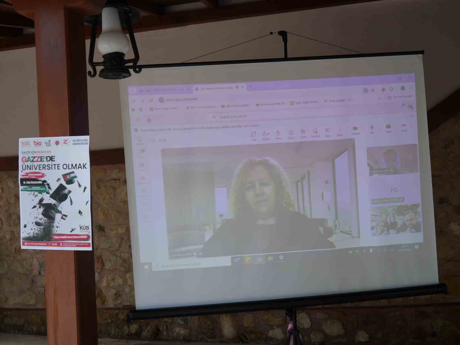 Filistinli akademisyen Gazzeli öğrencilerin zorluklarını anlattı
