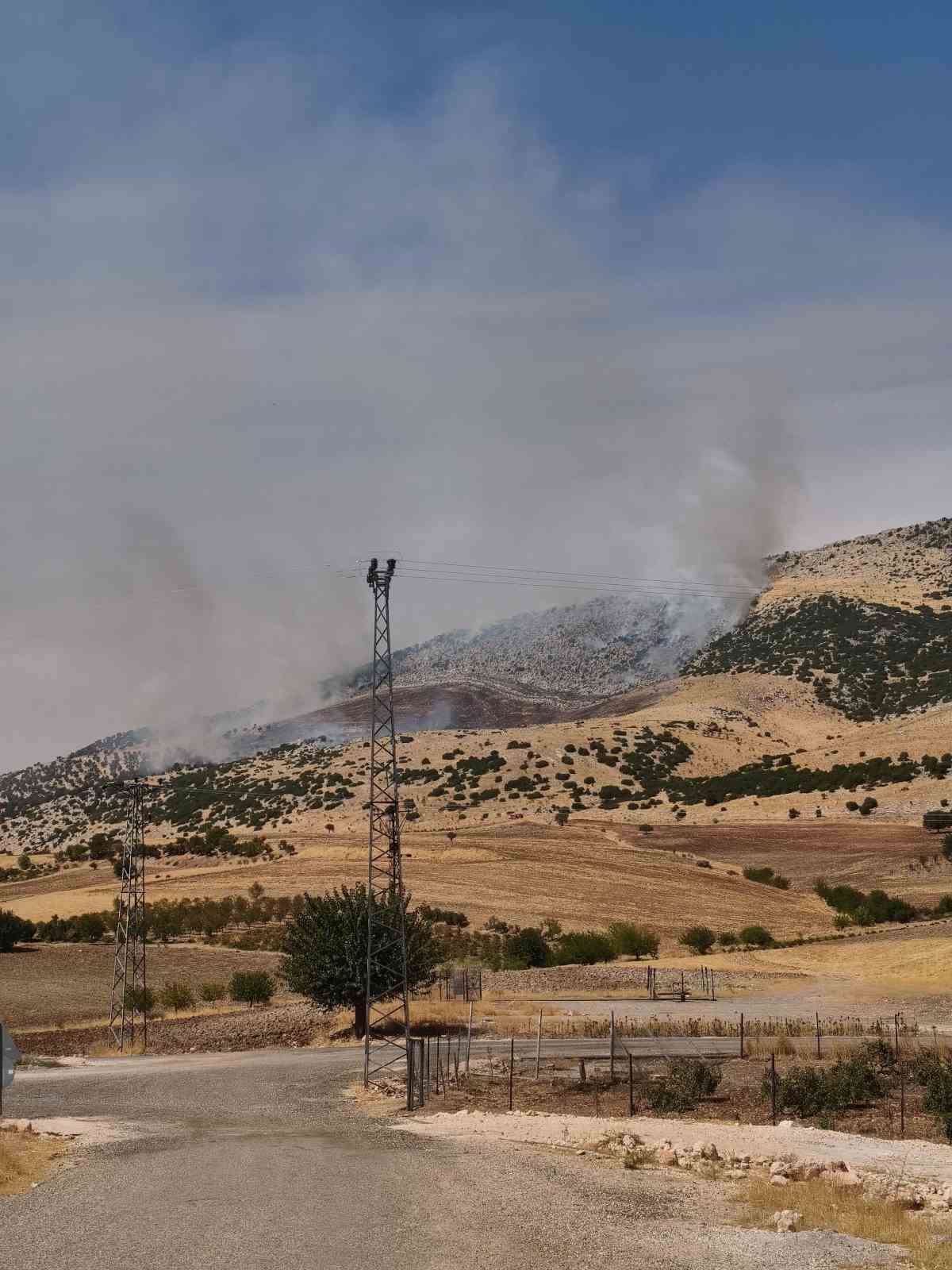 Adıyaman’da ormanlık alanda korkutan yangın