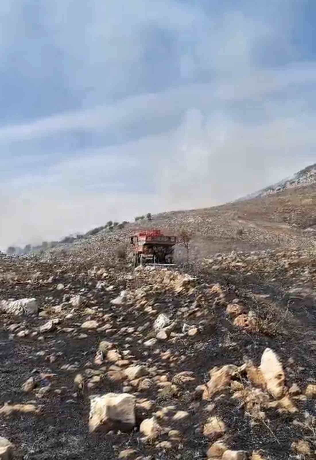 Adıyaman’da ormanlık alanda korkutan yangın