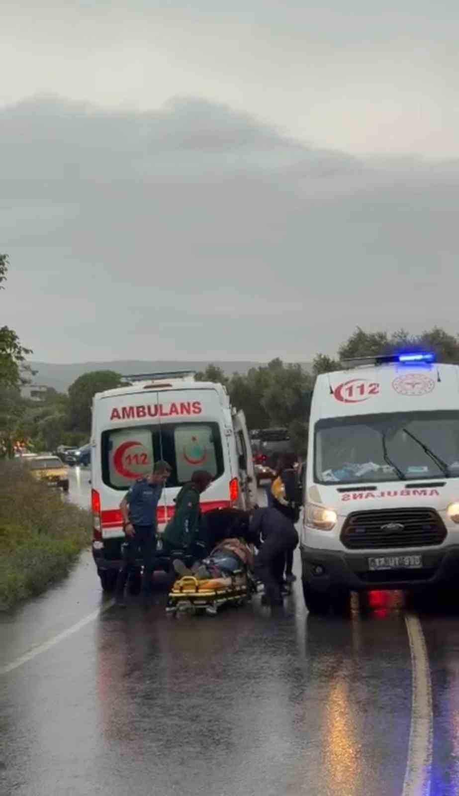Gökçeada’da minibüs devrildi: 1 ölü, 2 yaralı