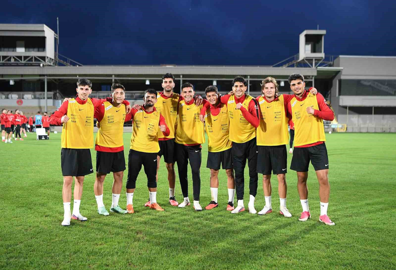 Ümit Milli Takım, Ukrayna maçının hazırlıklarını sürdürdü