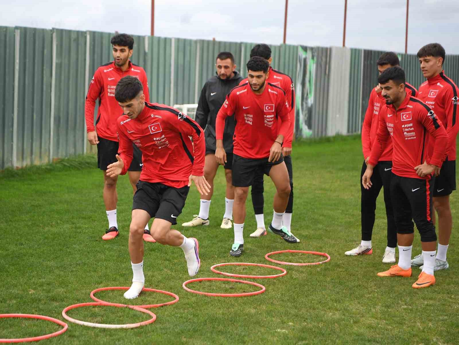 Ümit Milli Takım, Ukrayna maçının hazırlıklarını sürdürdü