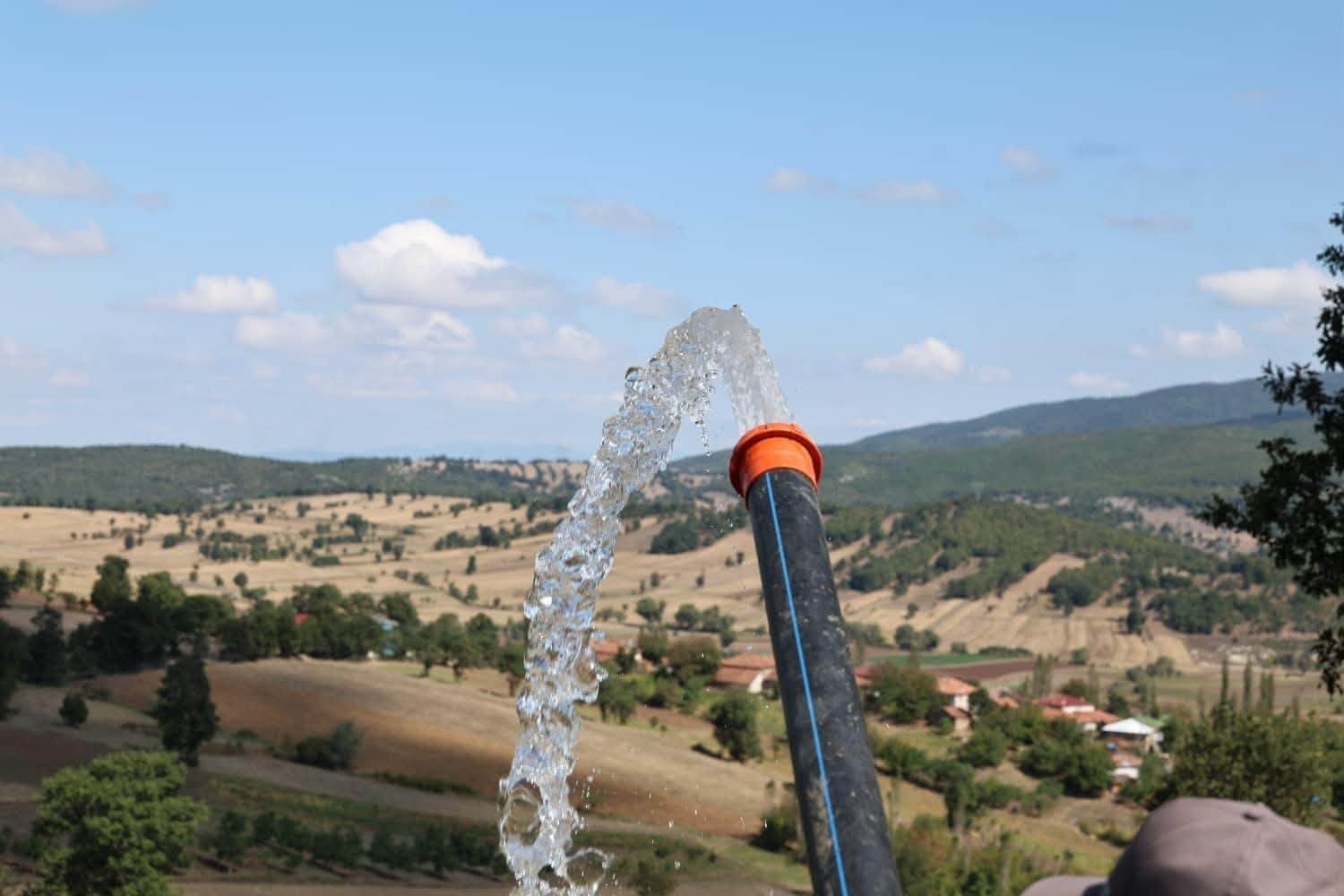 Beldağ köyüne basınçlı sulama tesisi
