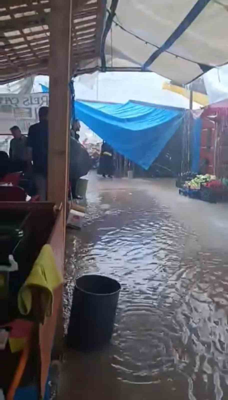 Sinop’ta sağanak yağış
