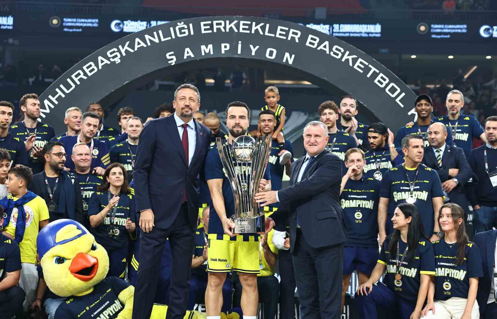 39. Erkekler Cumhurbaşkanlığı Kupası’nda ödüller verildi
