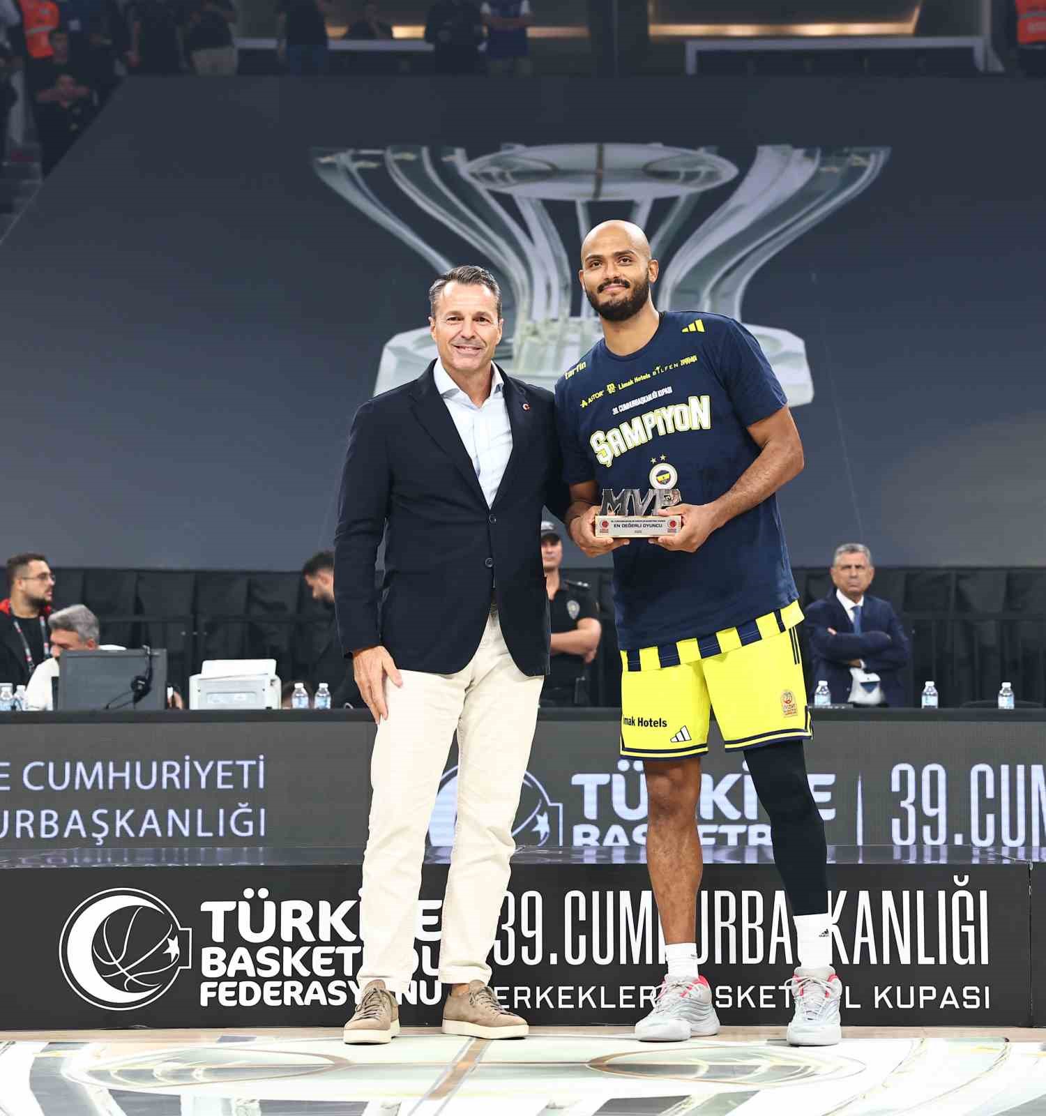 39. Erkekler Cumhurbaşkanlığı Kupası’nda ödüller verildi