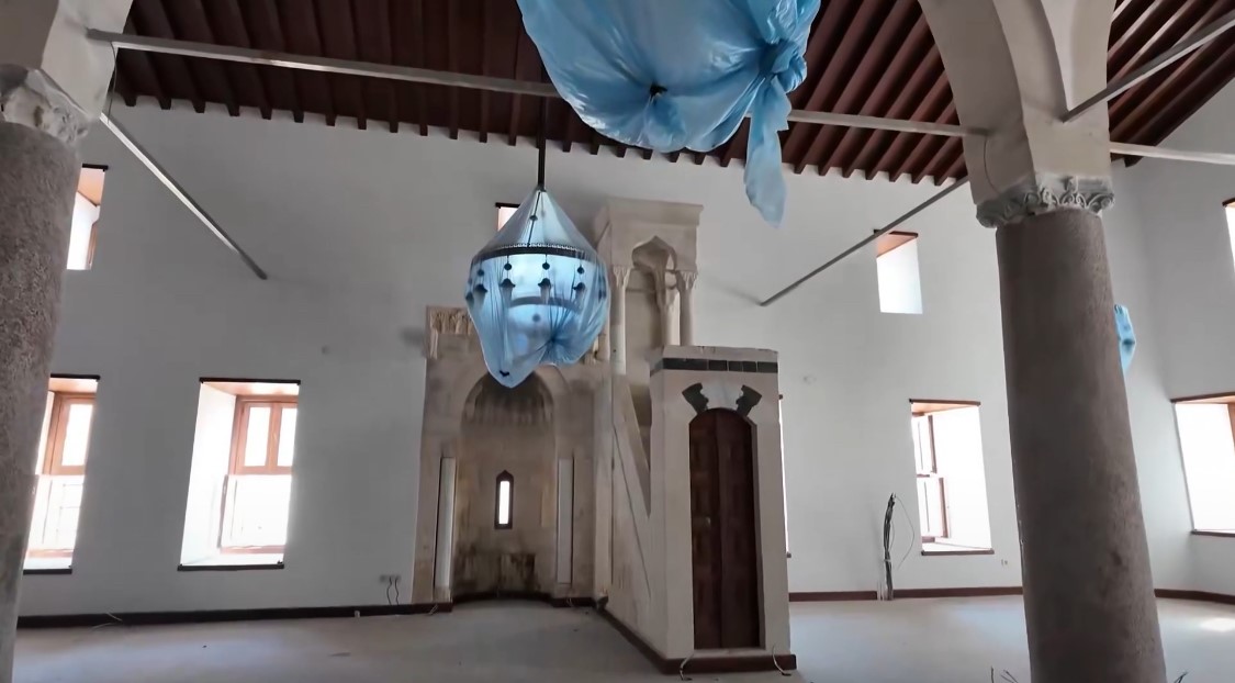 Mahremiye ve Şeyh Ali camilerindeki restorasyon çalışmaları incelendi