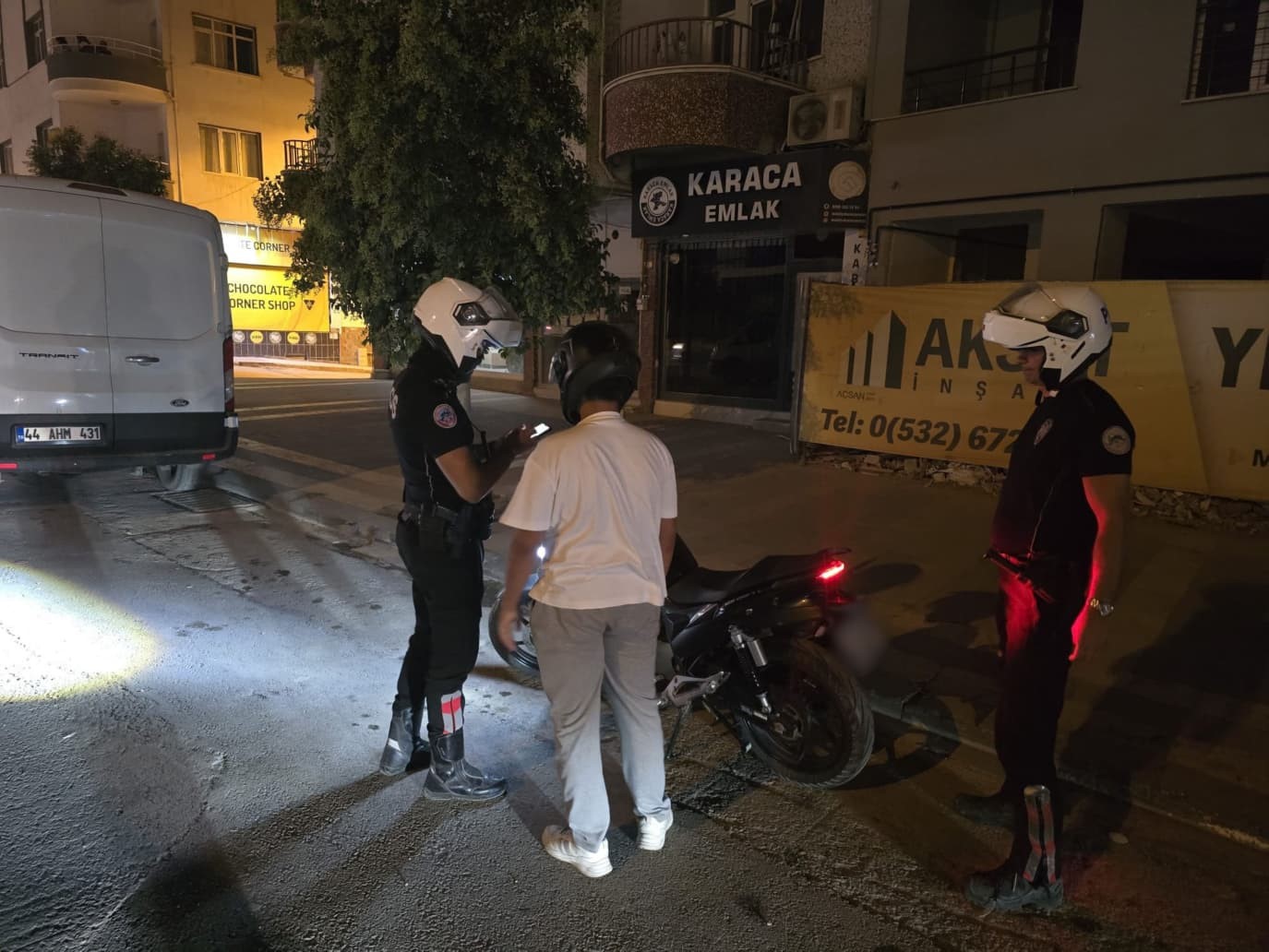 Malatya’da motosikletlere yönelik denetim
