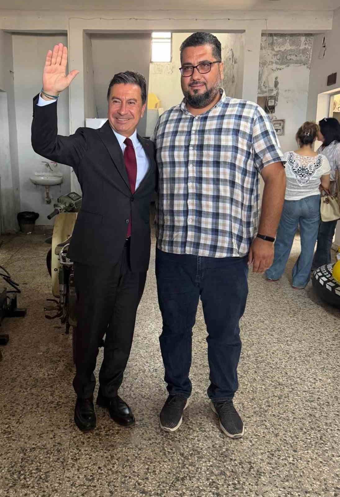 Başkan Aras, Suriye ziyaretinde Bayır-Bucak Türkmenleri ile bir araya geldi