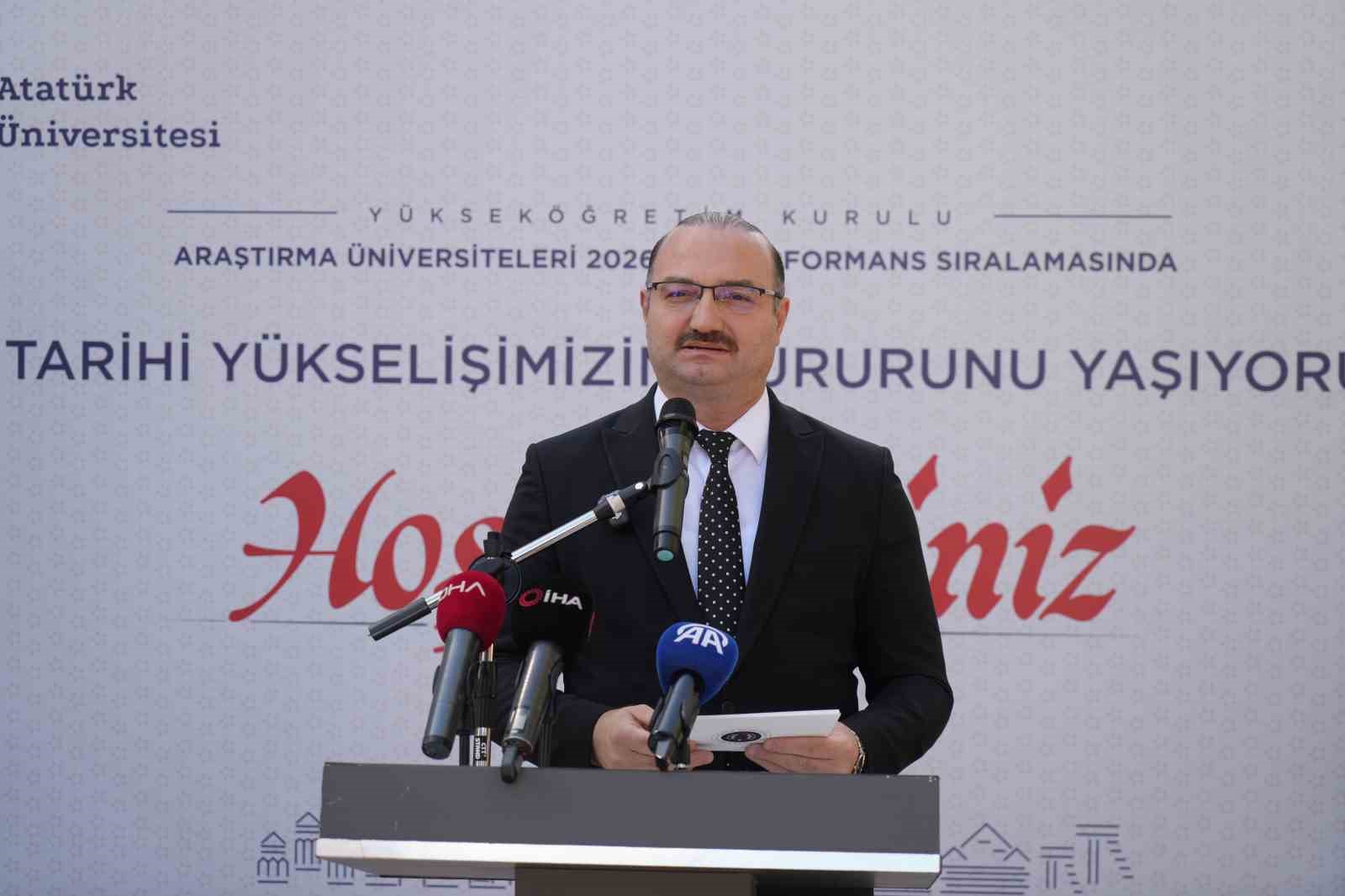Atatürk Üniversitesi "Araştırma Üniversiteleri" sıralamasında devler liginde