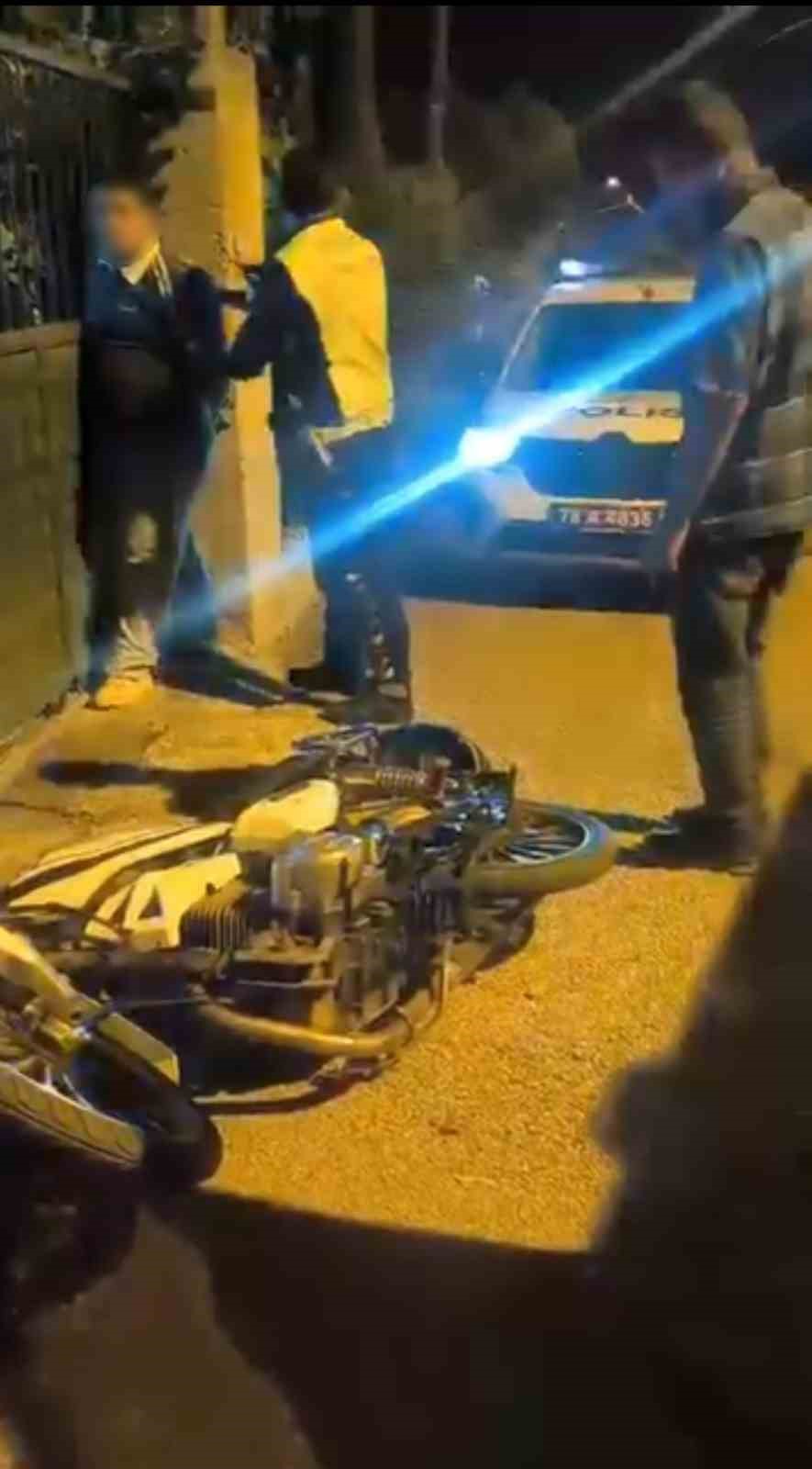 15 yaşındaki motosikletlinin kaçış faturası 326 bin lira oldu