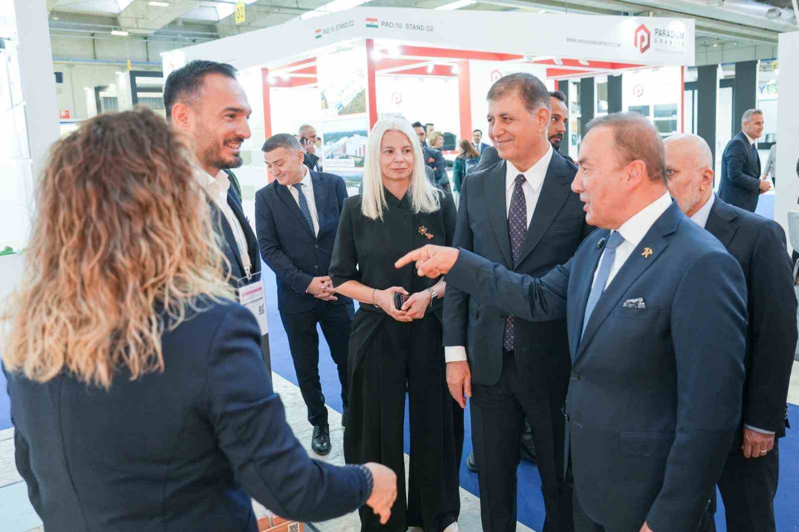 Başkan Tugay’dan İtalya’da Marble İzmir temasları