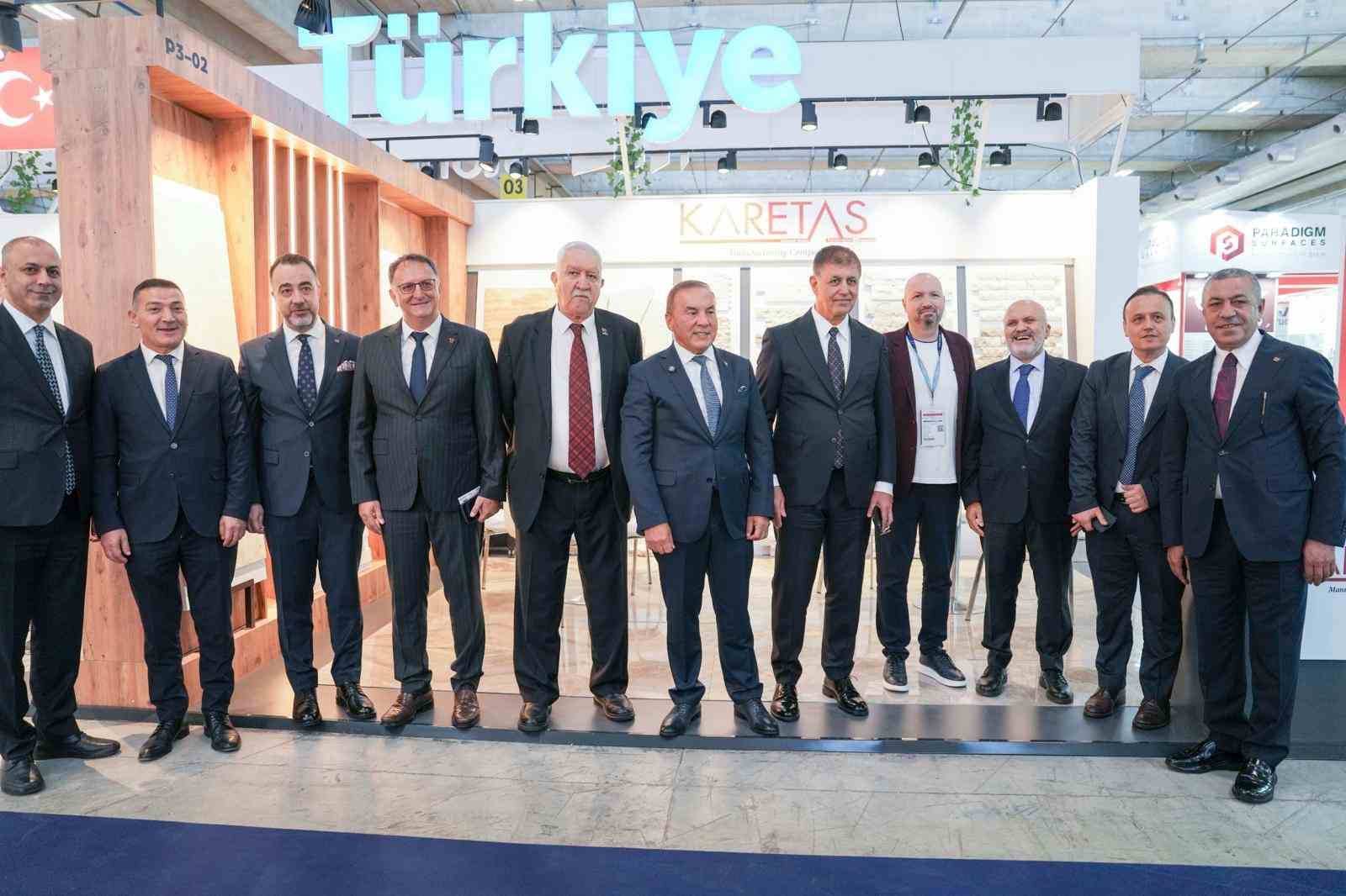 Başkan Tugay’dan İtalya’da Marble İzmir temasları