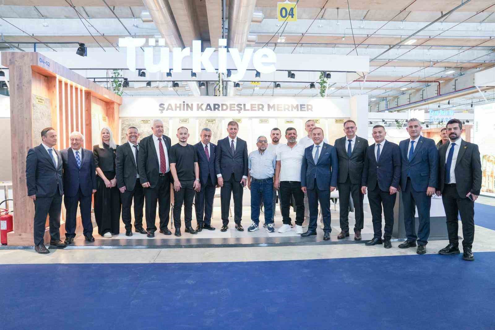Başkan Tugay’dan İtalya’da Marble İzmir temasları