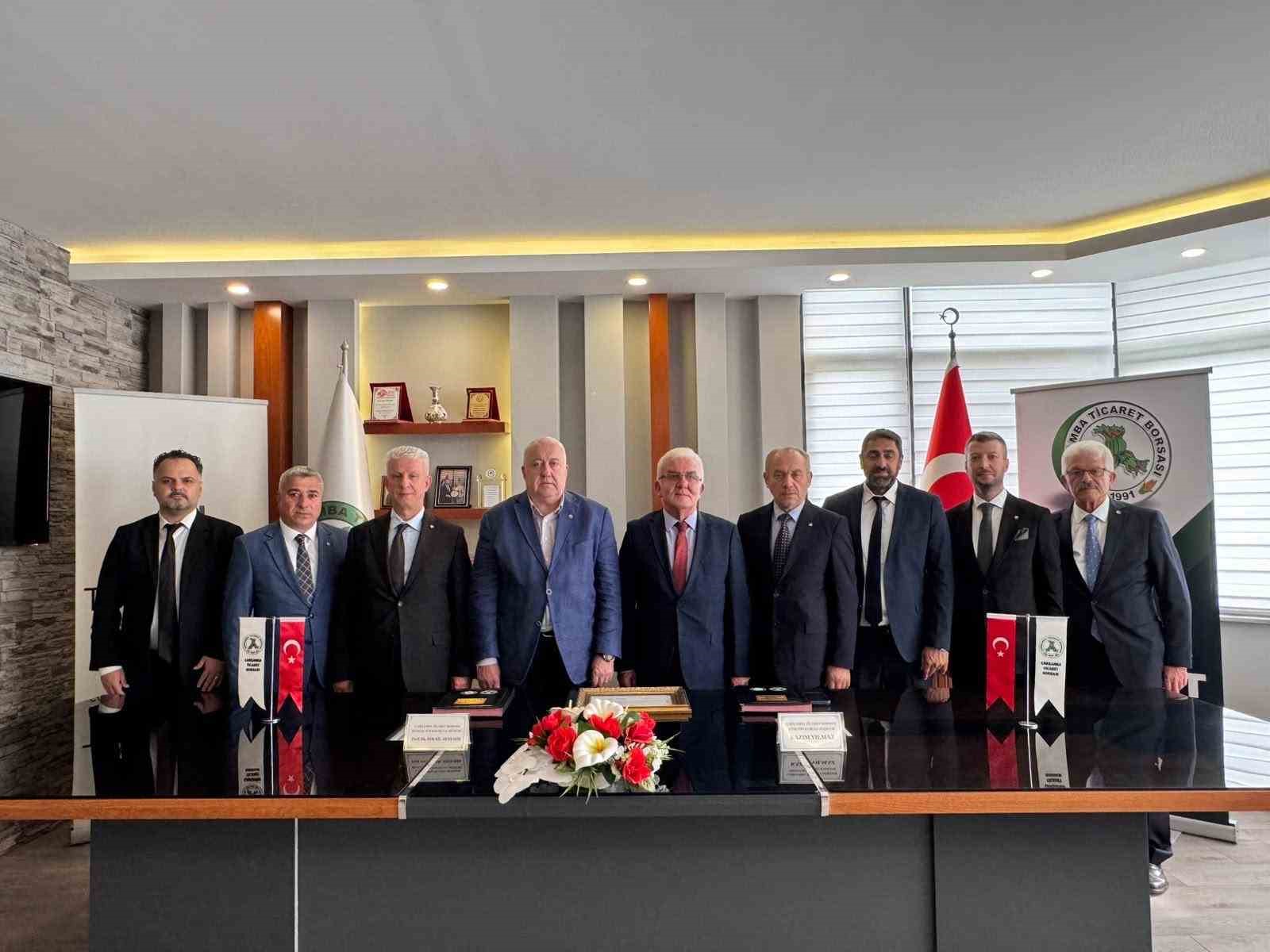 Çarşamba Ticaret Borsası ile OMÜ arasında iş birliği protokolü