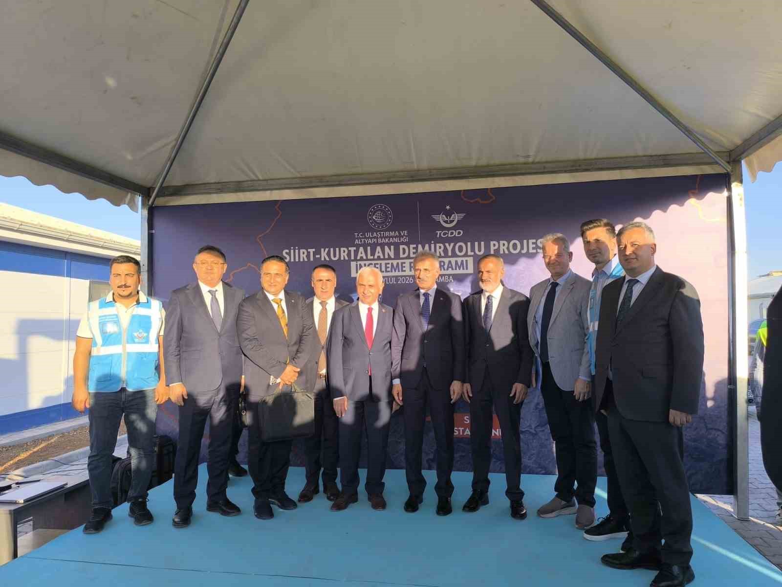 Siirt-Kurtalan demir yolu hattında fiziki gerçekleşme yüzde 30’u aştı: 2030 hedefine bir adım daha yaklaştı