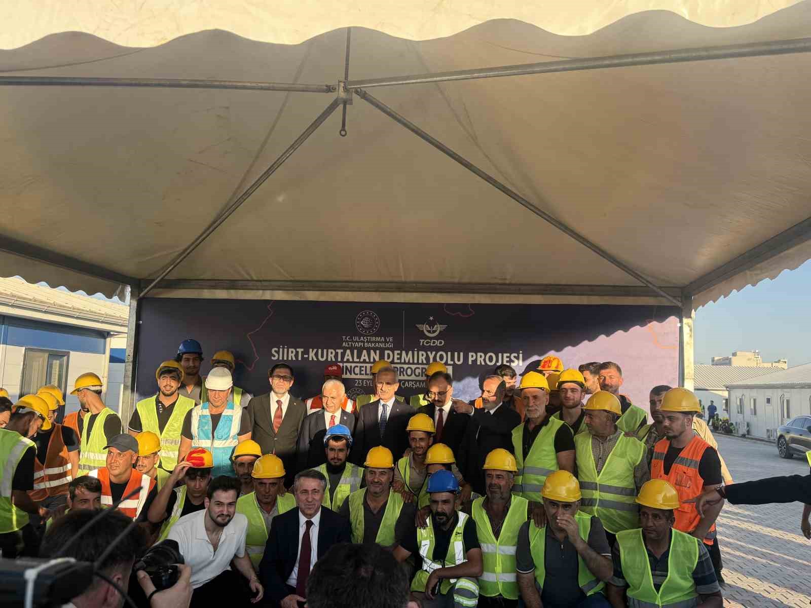 Siirt-Kurtalan demir yolu hattında fiziki gerçekleşme yüzde 30’u aştı: 2030 hedefine bir adım daha yaklaştı