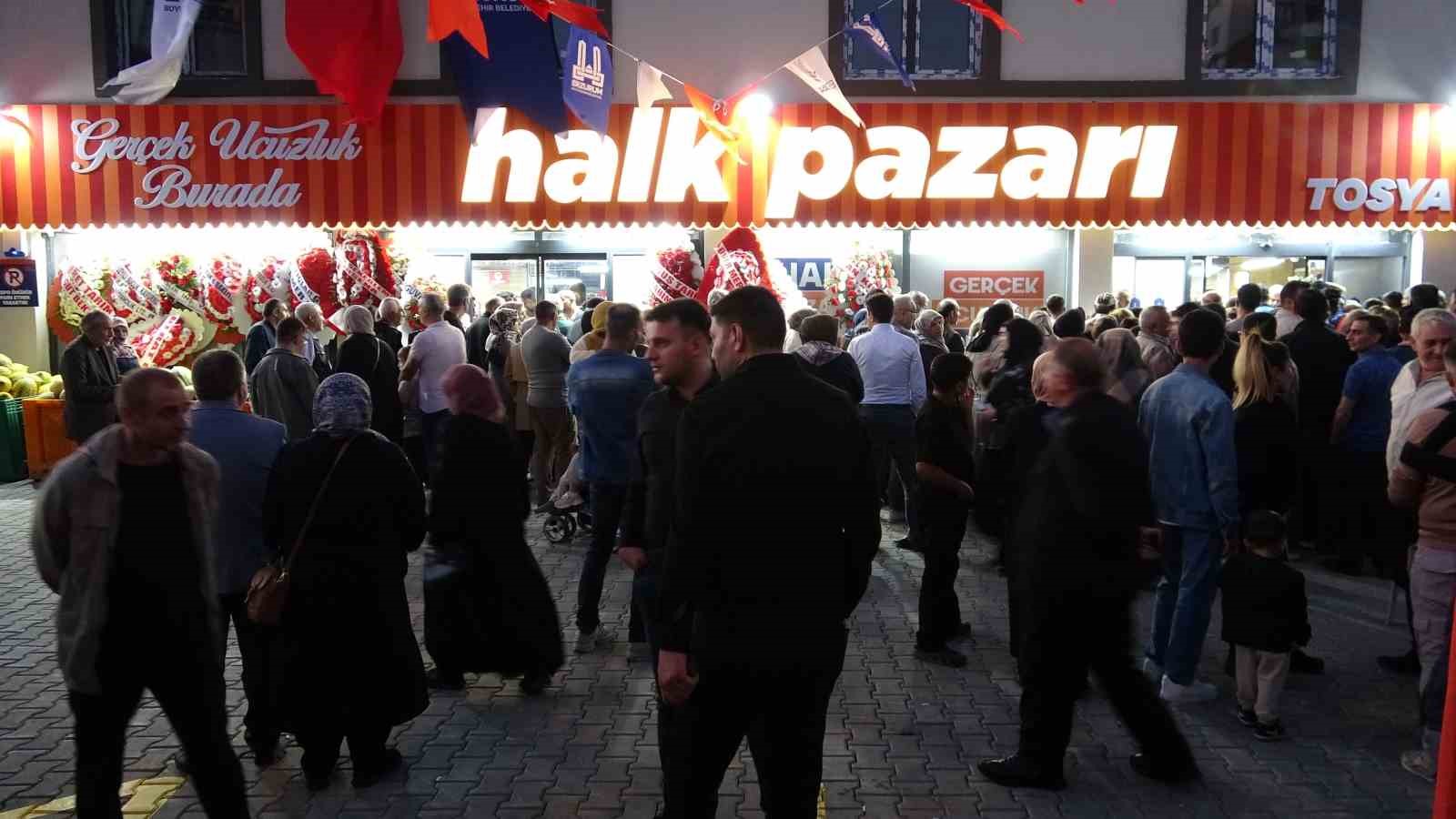 Erzurum’da Halk Pazarı’nın 15. şubesi açıldı