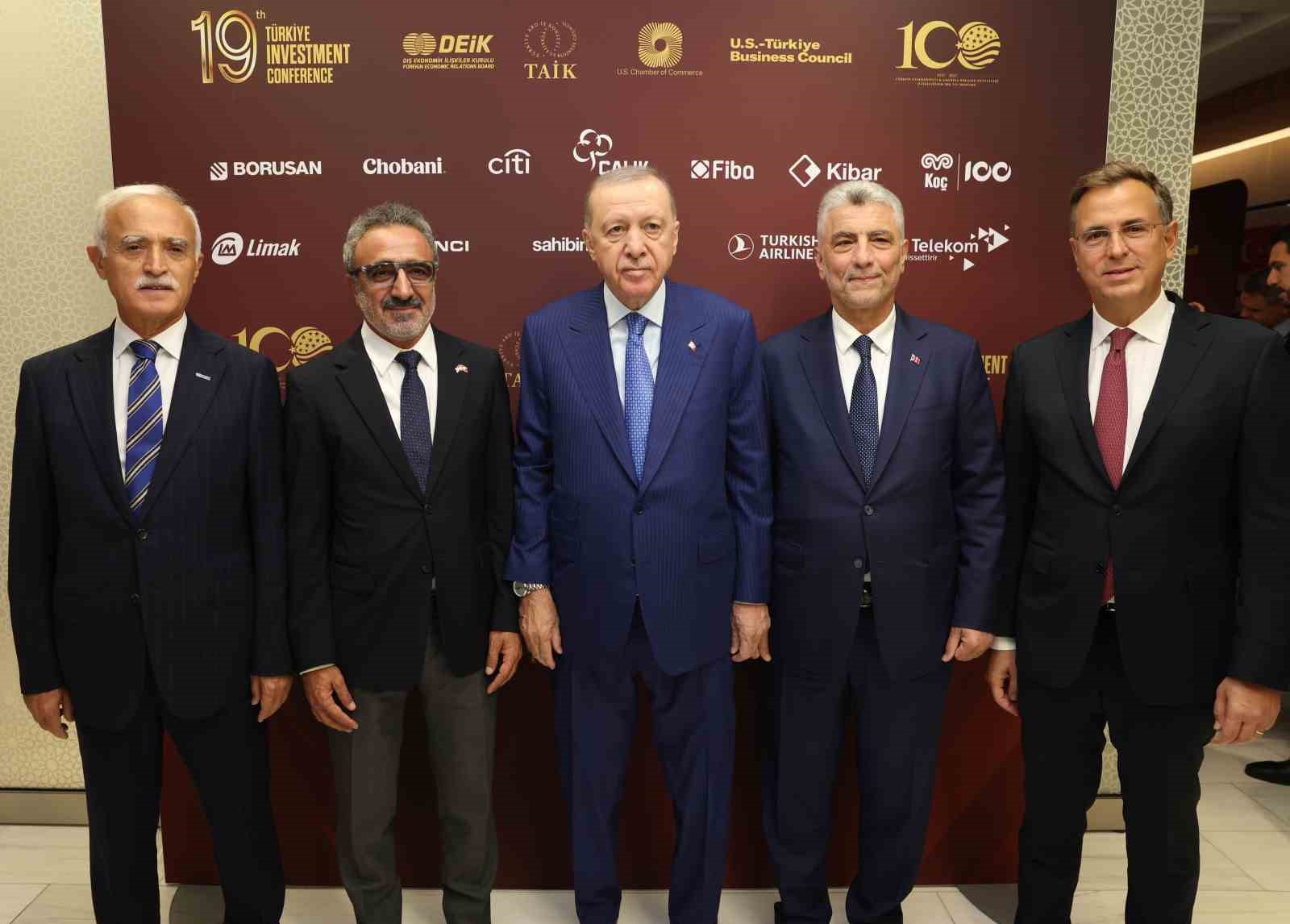 Cumhurbaşkanı Erdoğan, New York’ta iş adamlarıyla bir araya geldi