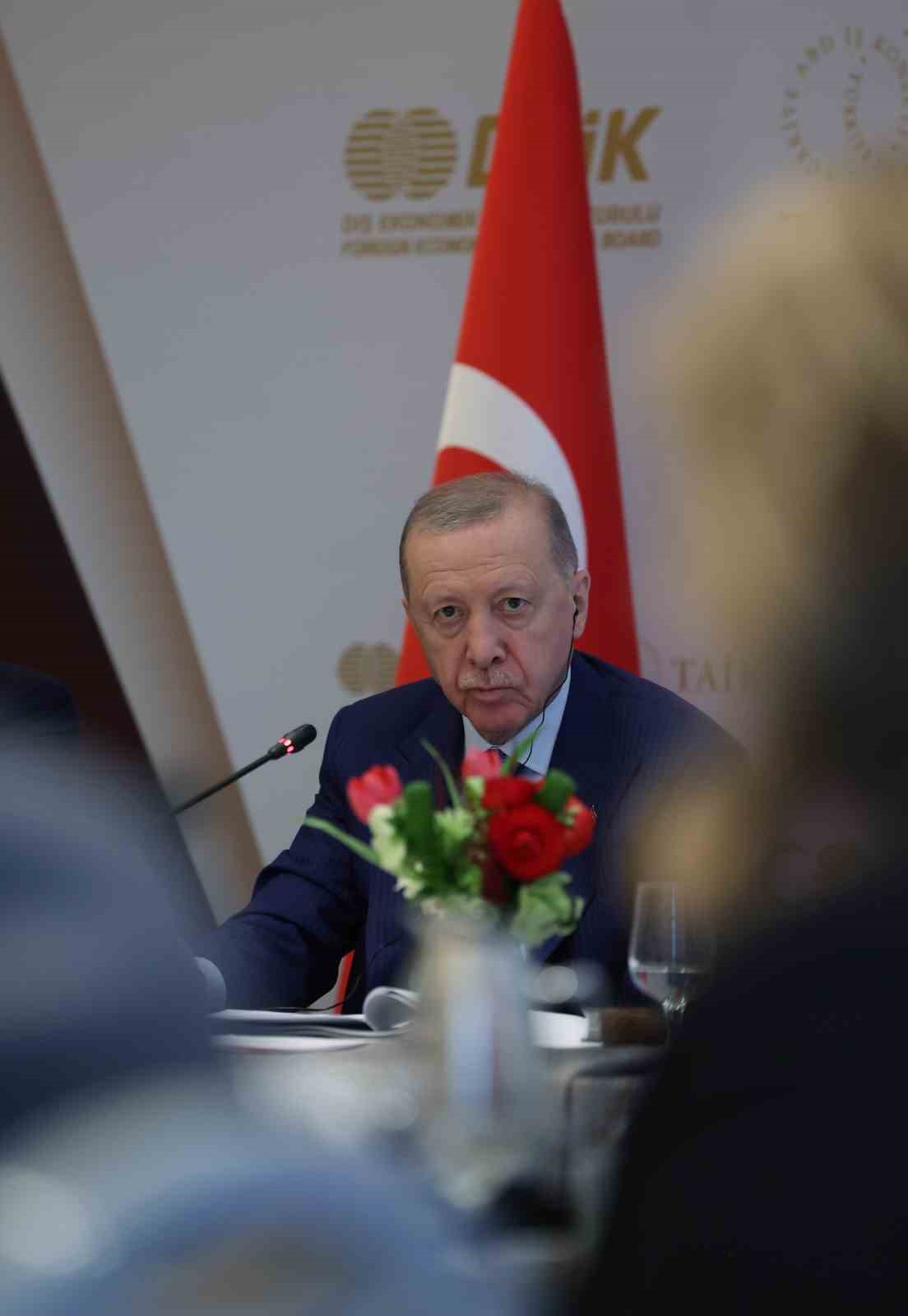 Cumhurbaşkanı Erdoğan, New York’ta iş adamlarıyla bir araya geldi