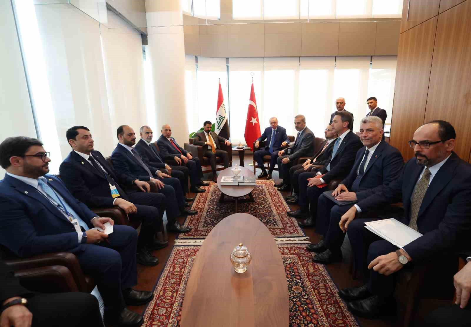 Cumhurbaşkanı Erdoğan, Irak Başbakanı Zeydi’yi kabul etti