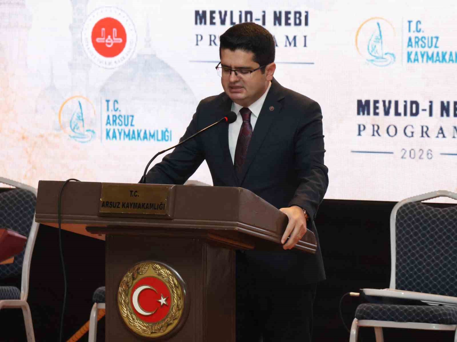 Arsuz’da Mevlid-i Nebi Haftası kapsamında program düzenlendi