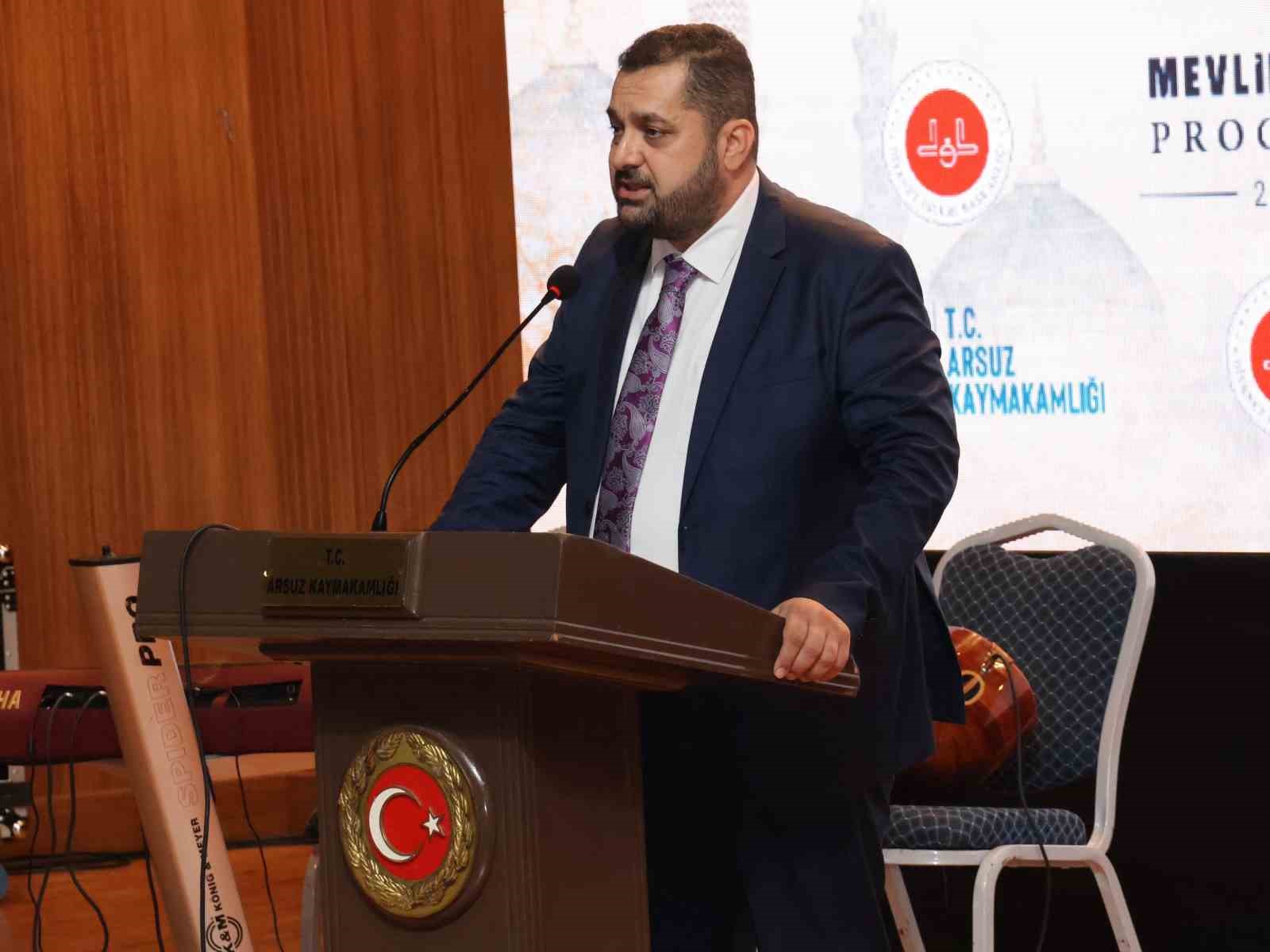 Arsuz’da Mevlid-i Nebi Haftası kapsamında program düzenlendi