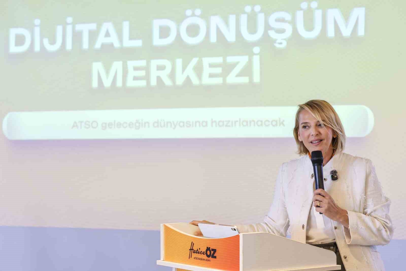 ATSO Başkan adayı Hatice Öz: "ATSO işinizi büyütecek"