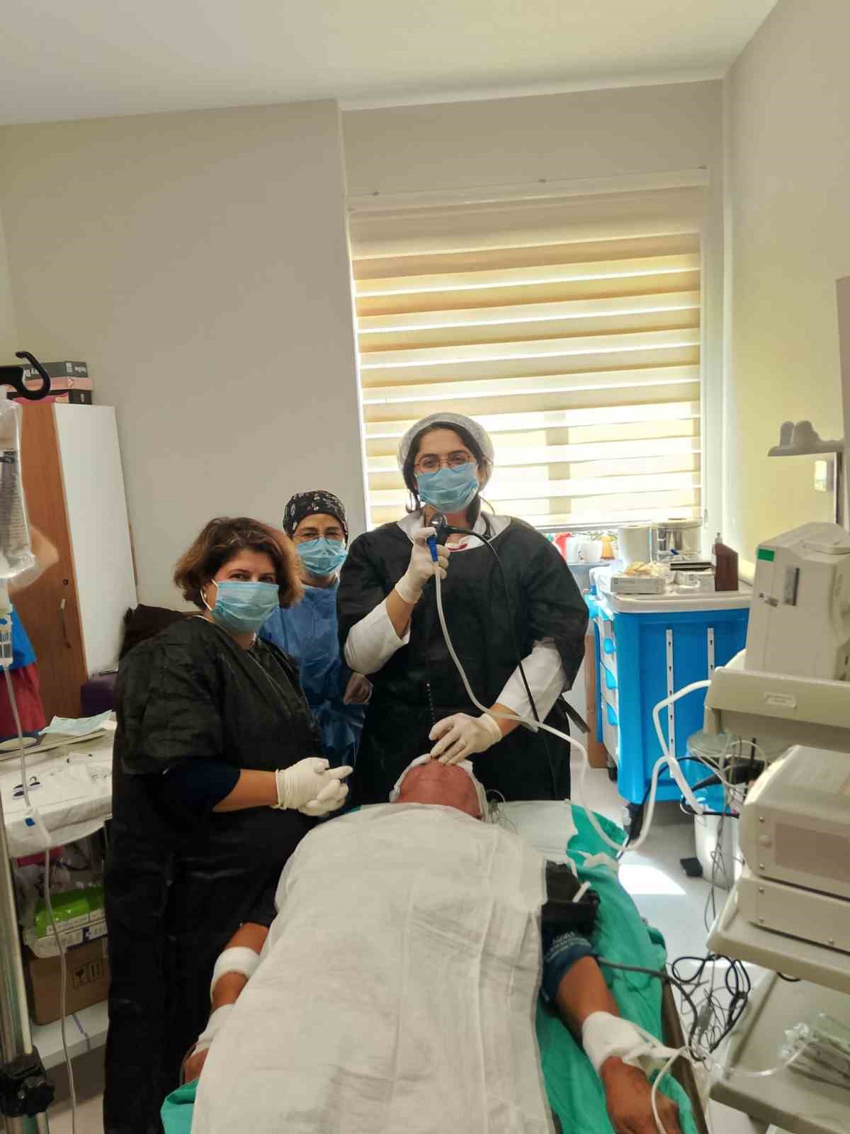 Tavas Devlet Hastanesinde bronkoskopi işlemleri başladı