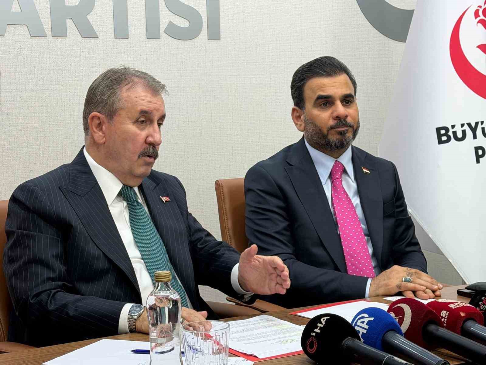Irak’taki El Hikmet Hareketi milletvekillerinden BBP Genel Başkanı Destici’ye ziyaret