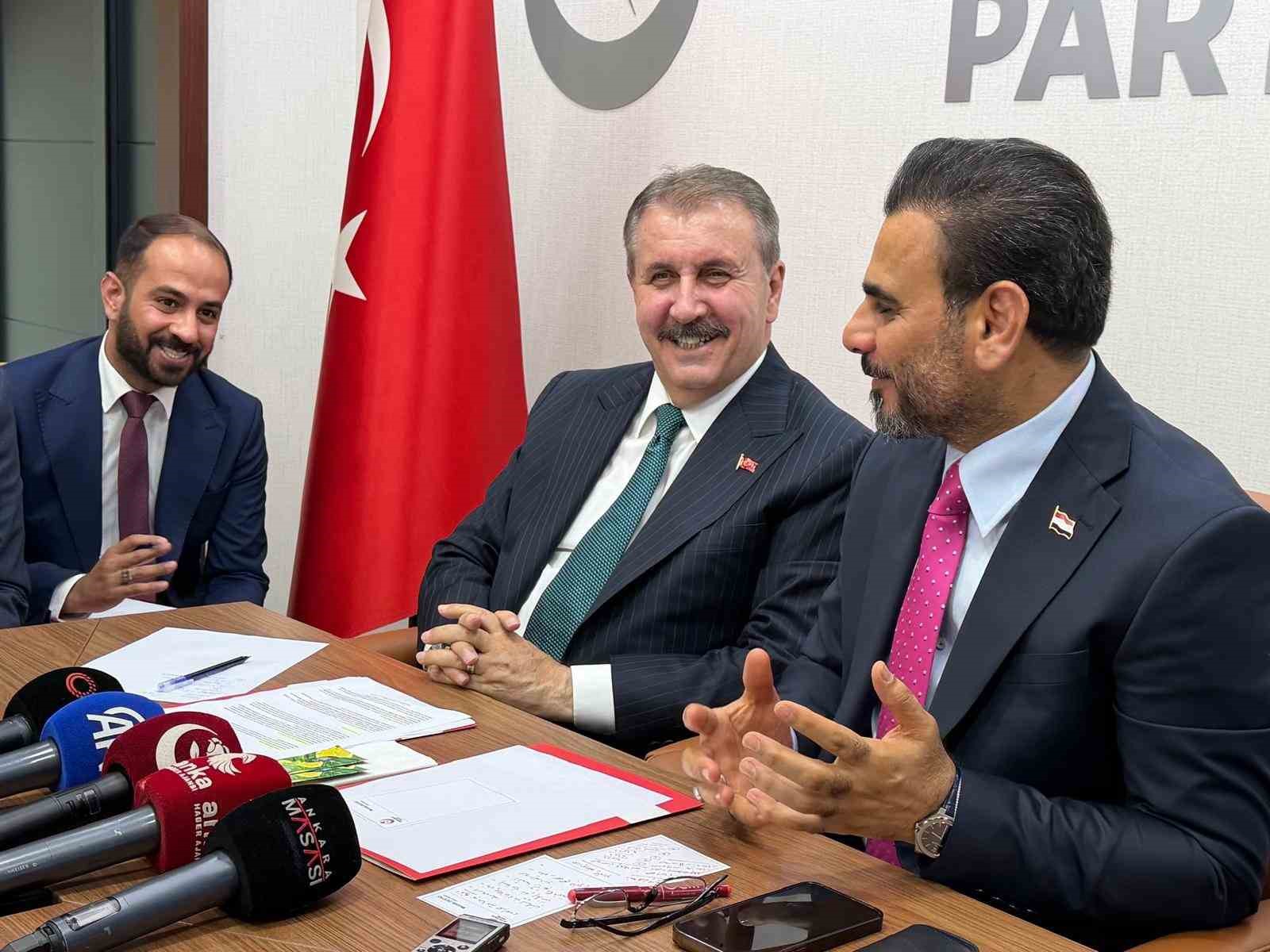 Irak’taki El Hikmet Hareketi milletvekillerinden BBP Genel Başkanı Destici’ye ziyaret