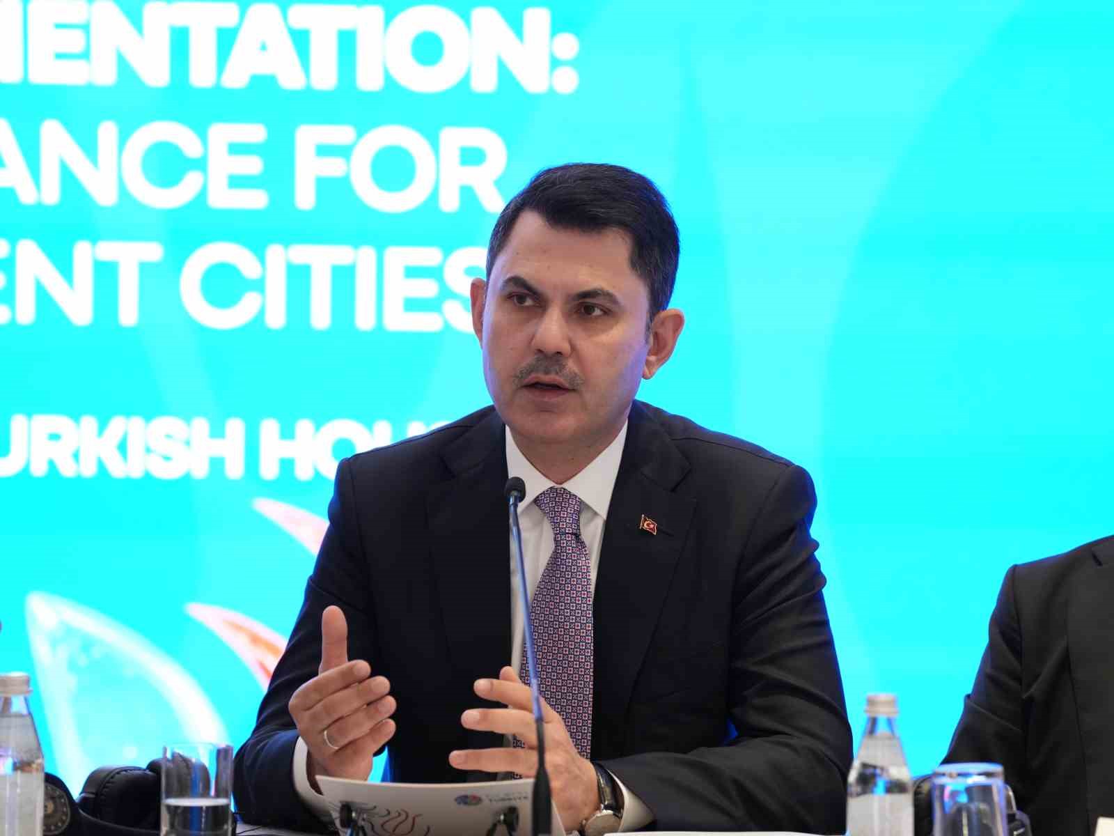 Bakan Kurum, New York’ta "Dirençli Şehirler-SURFF Girişimi"ni başlattı