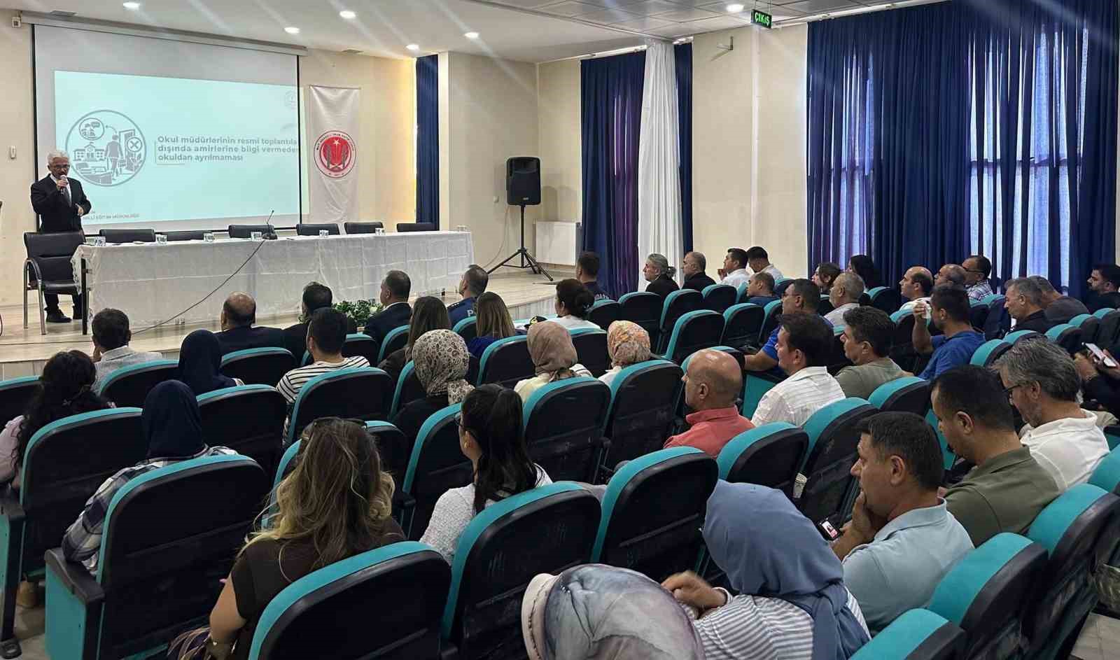 Mut’ta okul güvenliği ve koordinasyon toplantısı
