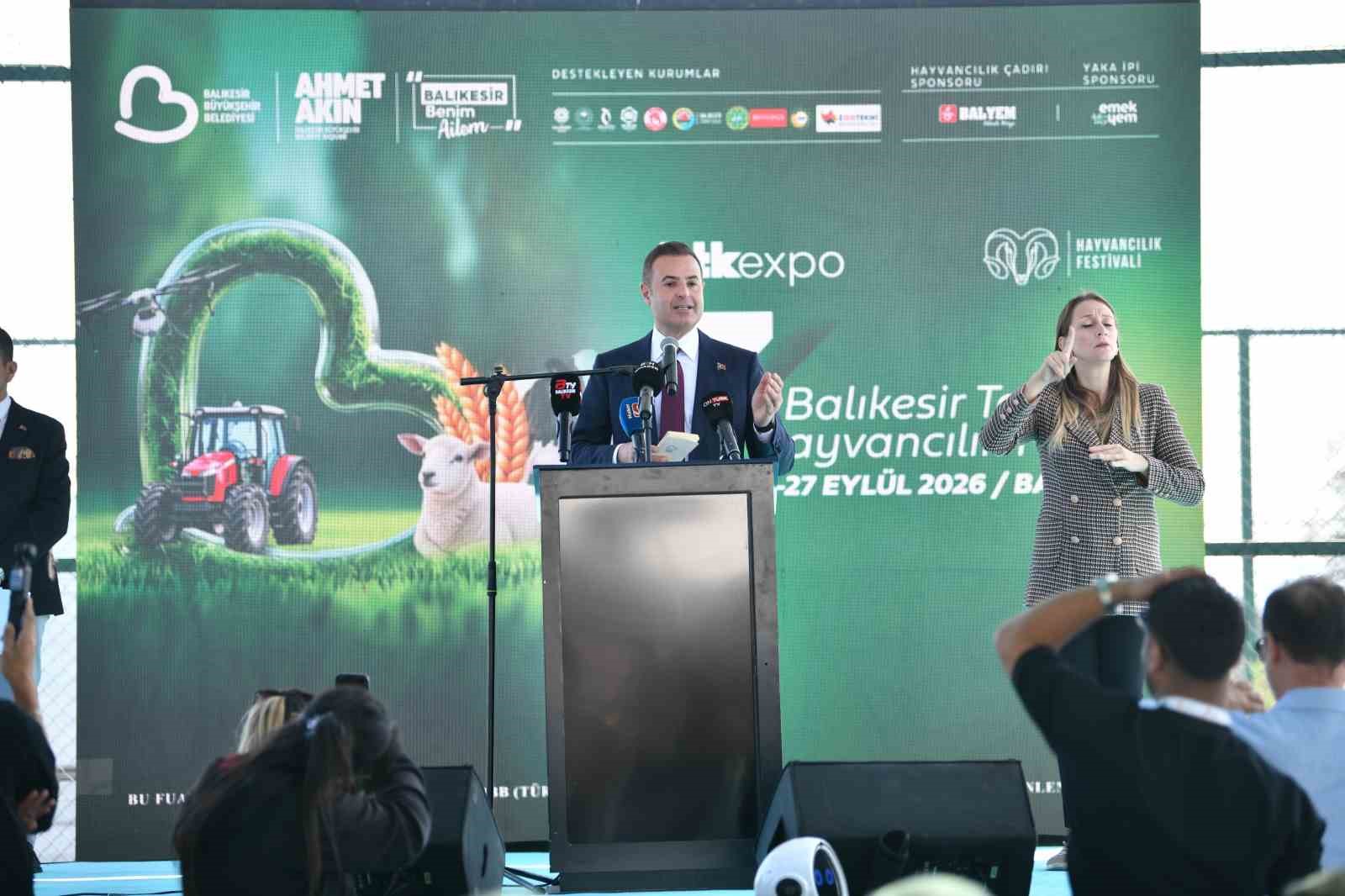 3.Balıkesir Tarım ve Hayvancılık Fuarı kapılarını açtı