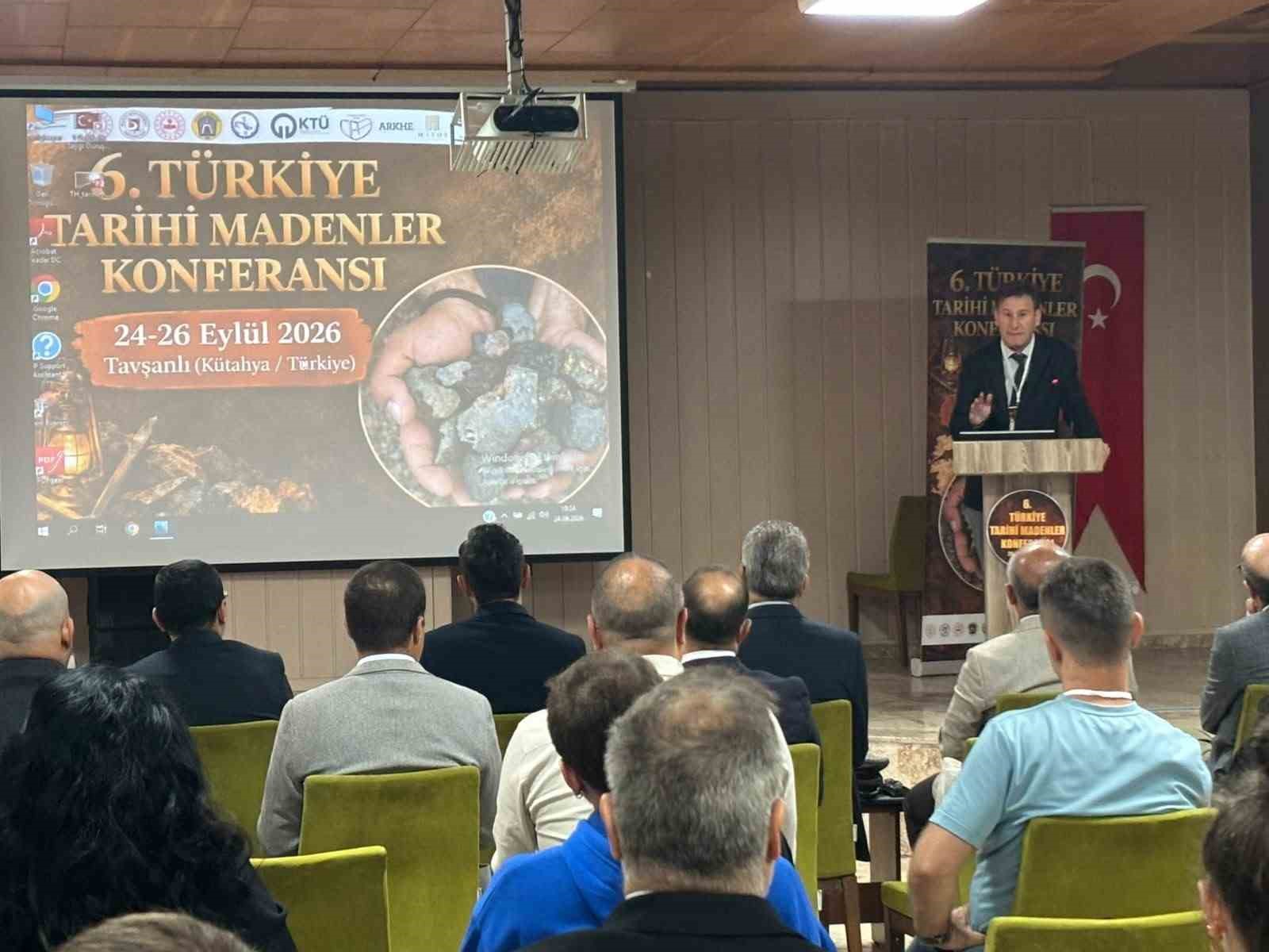 Tavşanlı’nın maden tarihi ve arkeolojik mirası masaya yatırılıyor