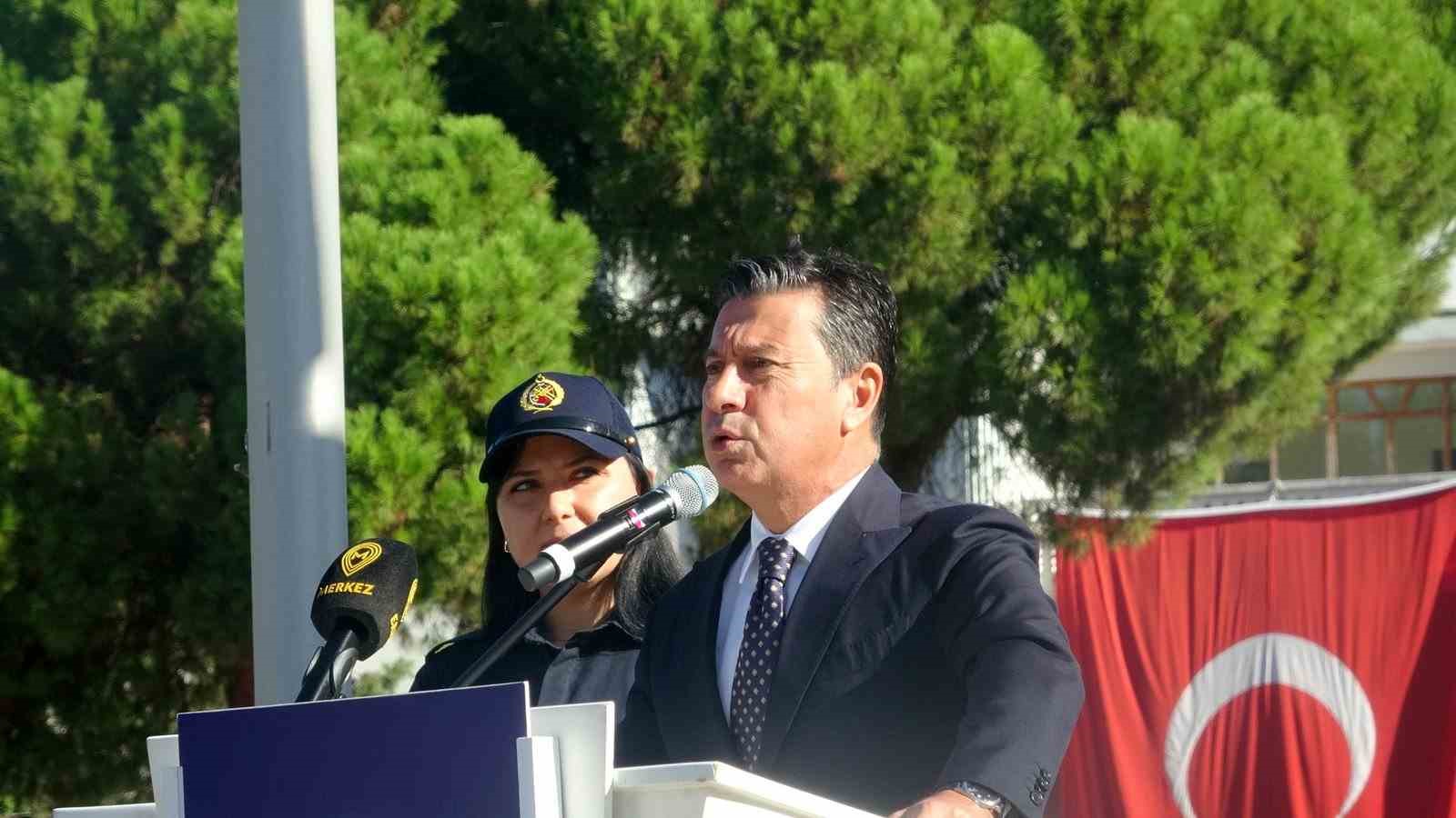 Muğla’da İtfaiye Haftası çelenk sunma töreniyle başladı