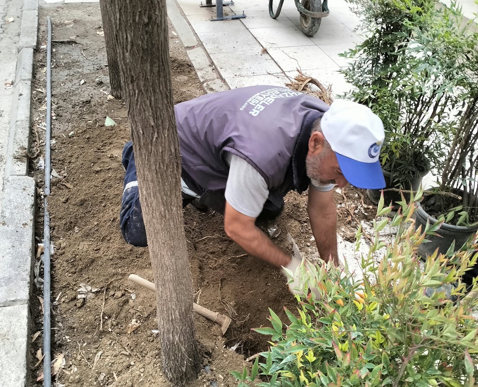 Şehzadeler’de parklar dört mevsim bakımlı tutuluyor