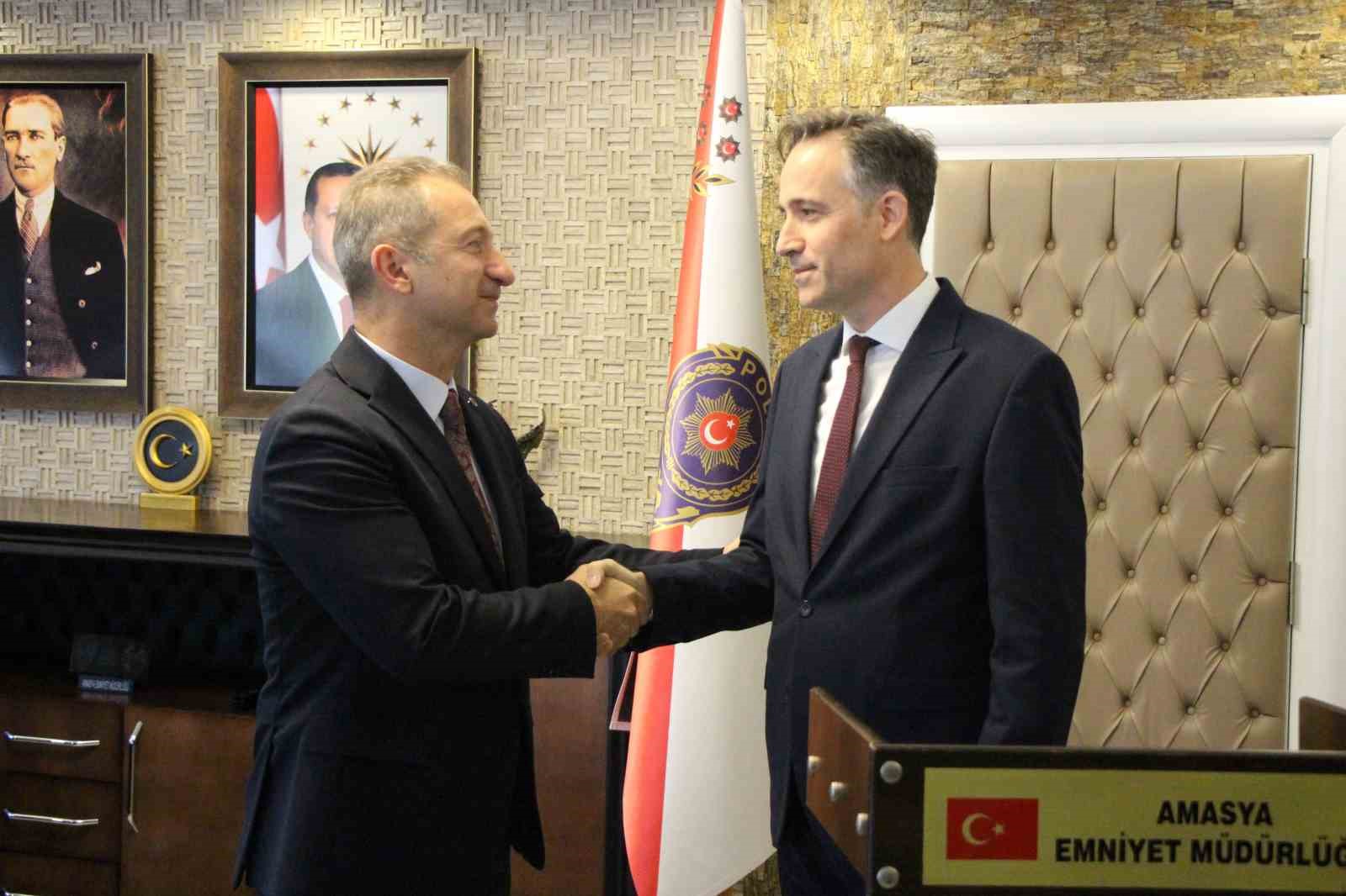 Amasya’nın yeni Emniyet Müdürü Ali Erkan Aktaşgül göreve başladı