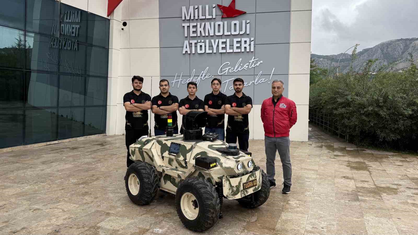 TOGÜ’nün insansız kara aracı TEKNOFEST’te 479 takım arasından finale kaldı