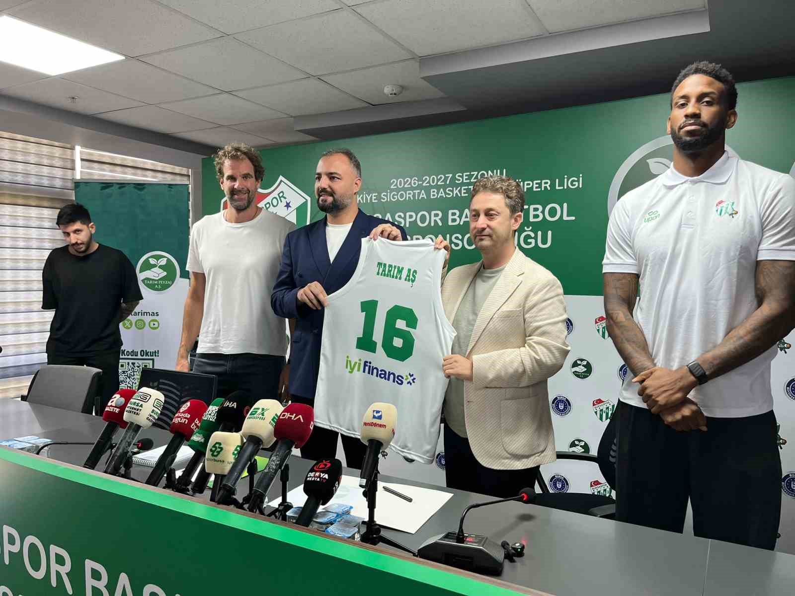 Bursaspor Basketbol’a şort ve tribün isim sponsorluğu desteği