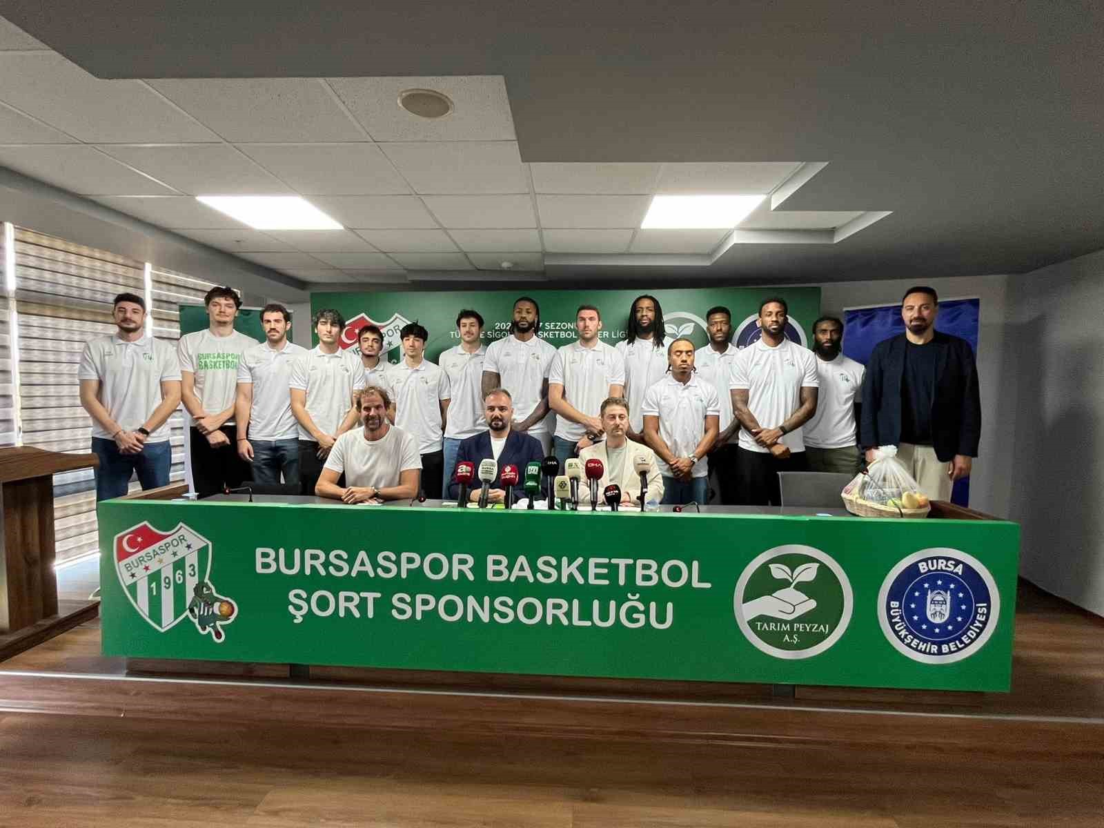 Bursaspor Basketbol’a şort ve tribün isim sponsorluğu desteği