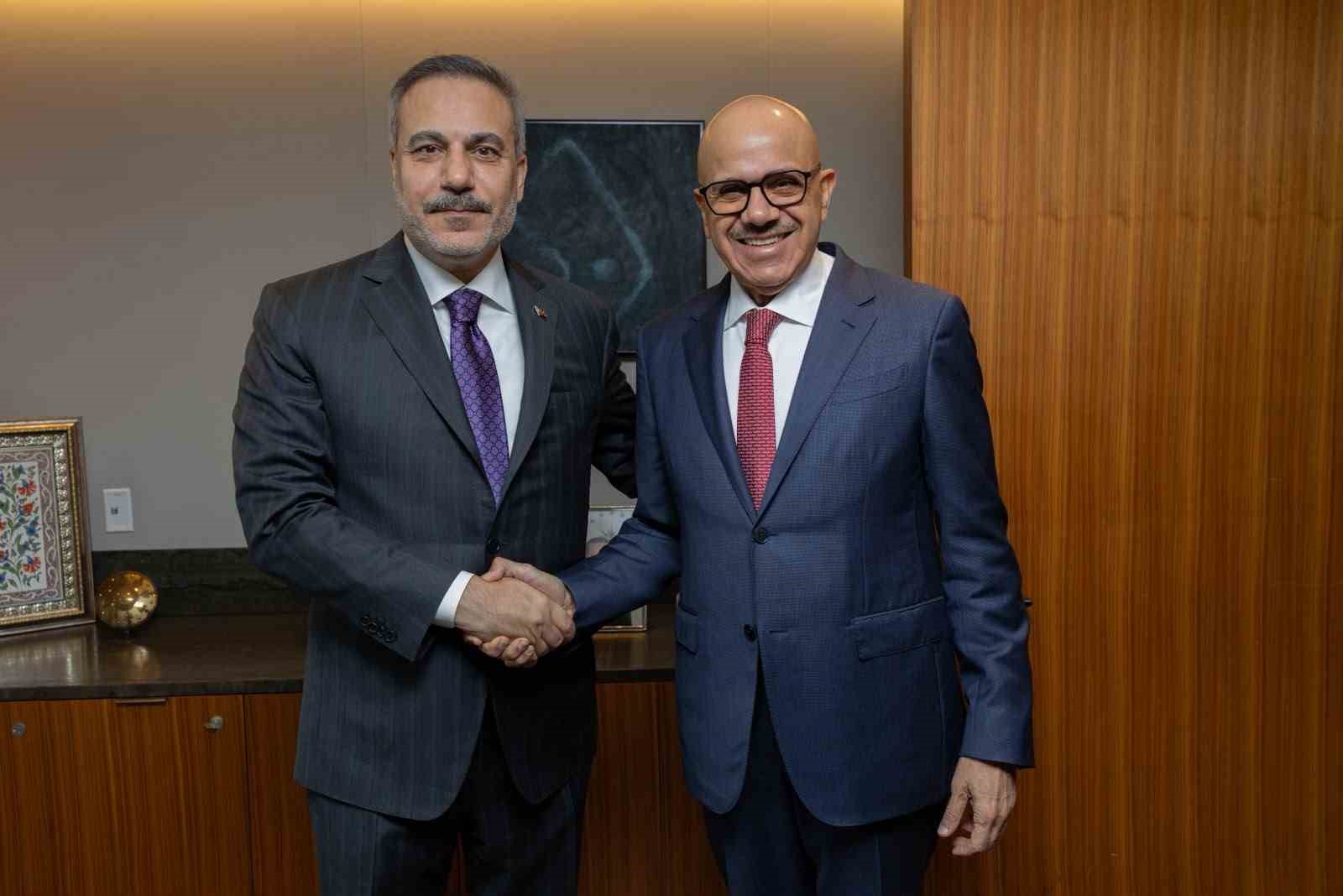 Bakan Fidan, Bahreyn Dışişleri Bakanı Al Zayani ile bir araya geldi