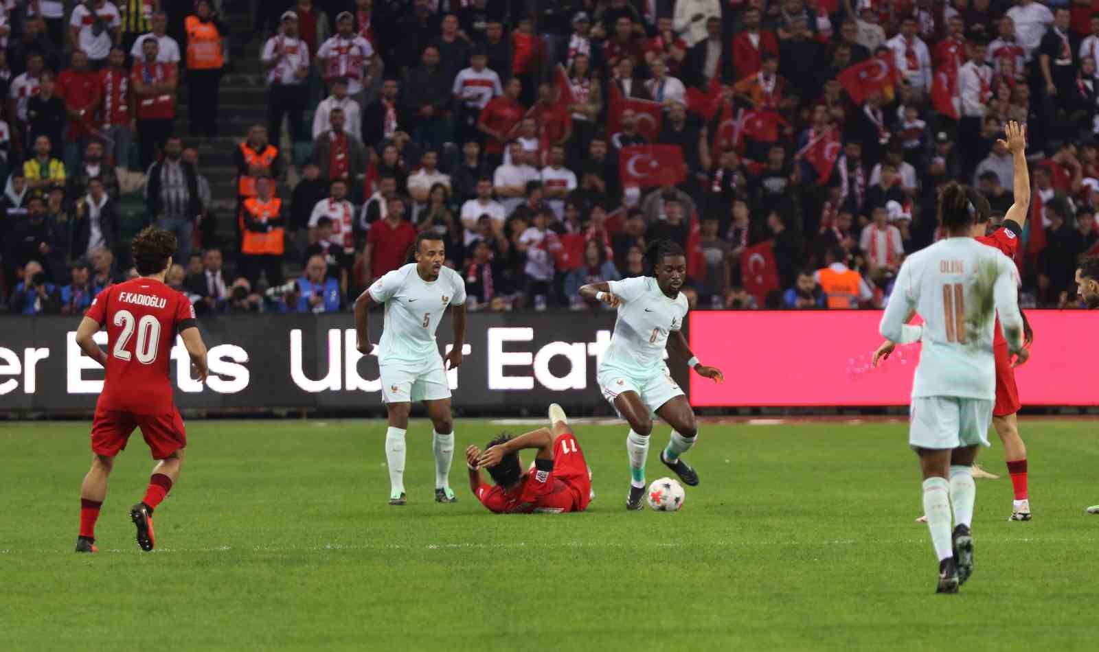 UEFA Uluslar Ligi: Türkiye: 0 - Fransa: 0 (Maç devam ediyor)